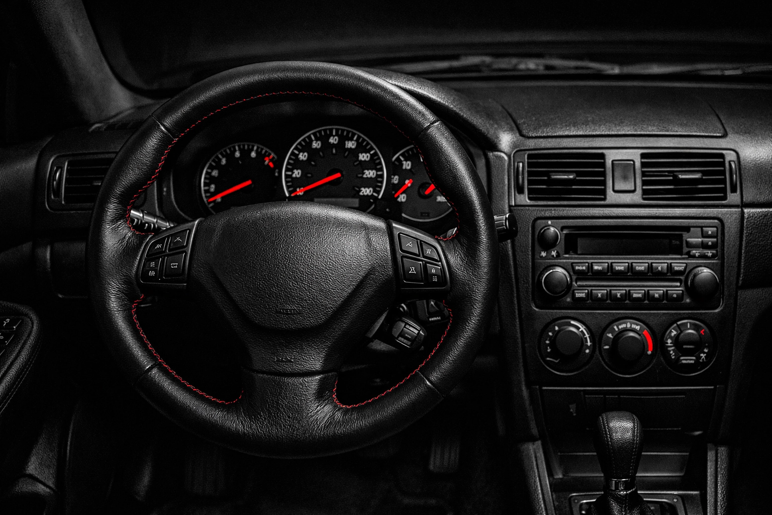 A clean car interior and dashboard, showing how detailing preserves high-mileage vehicles in Tumwater.