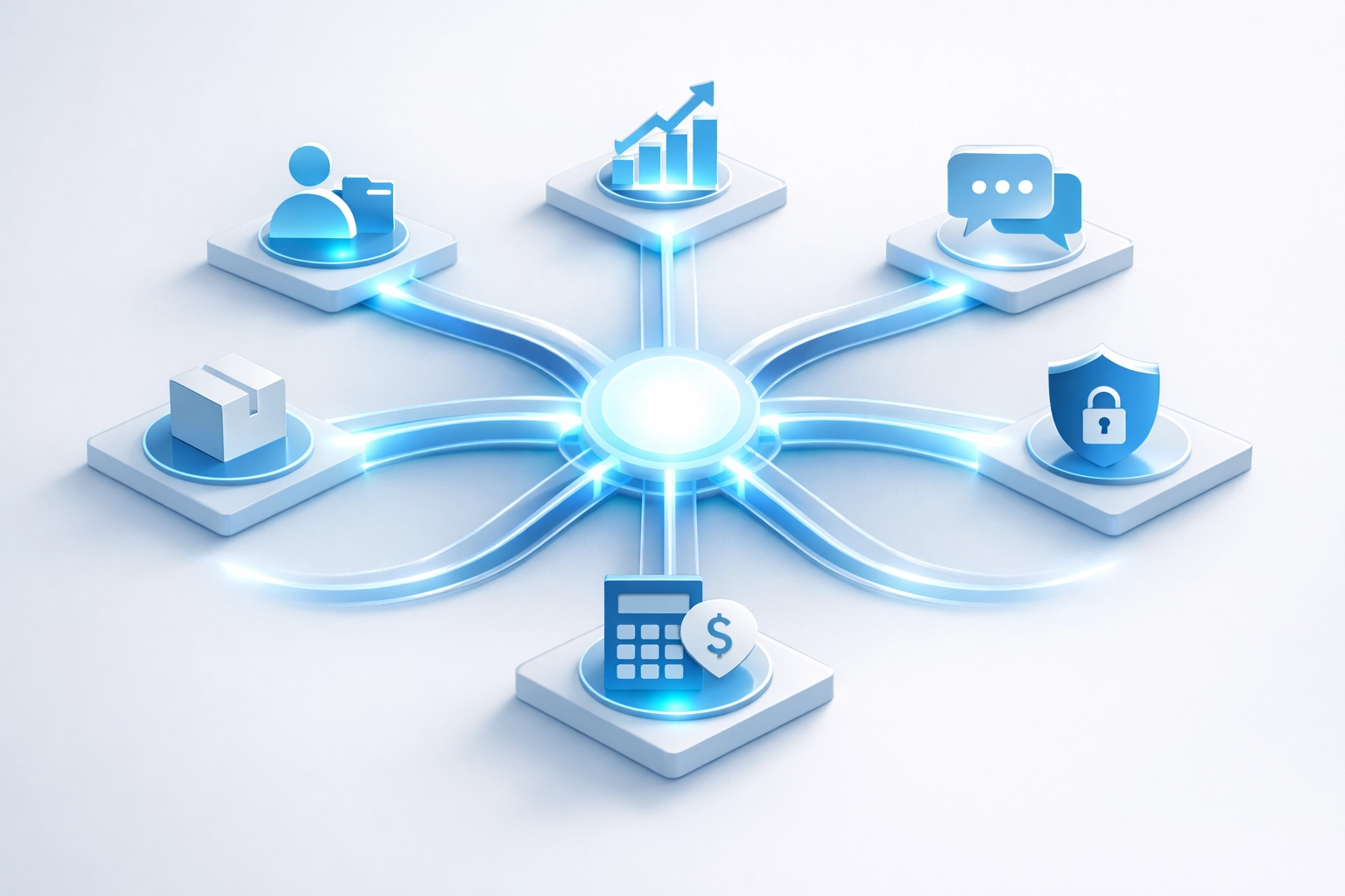 Automated service request routing system directing inquiries to departments instantly