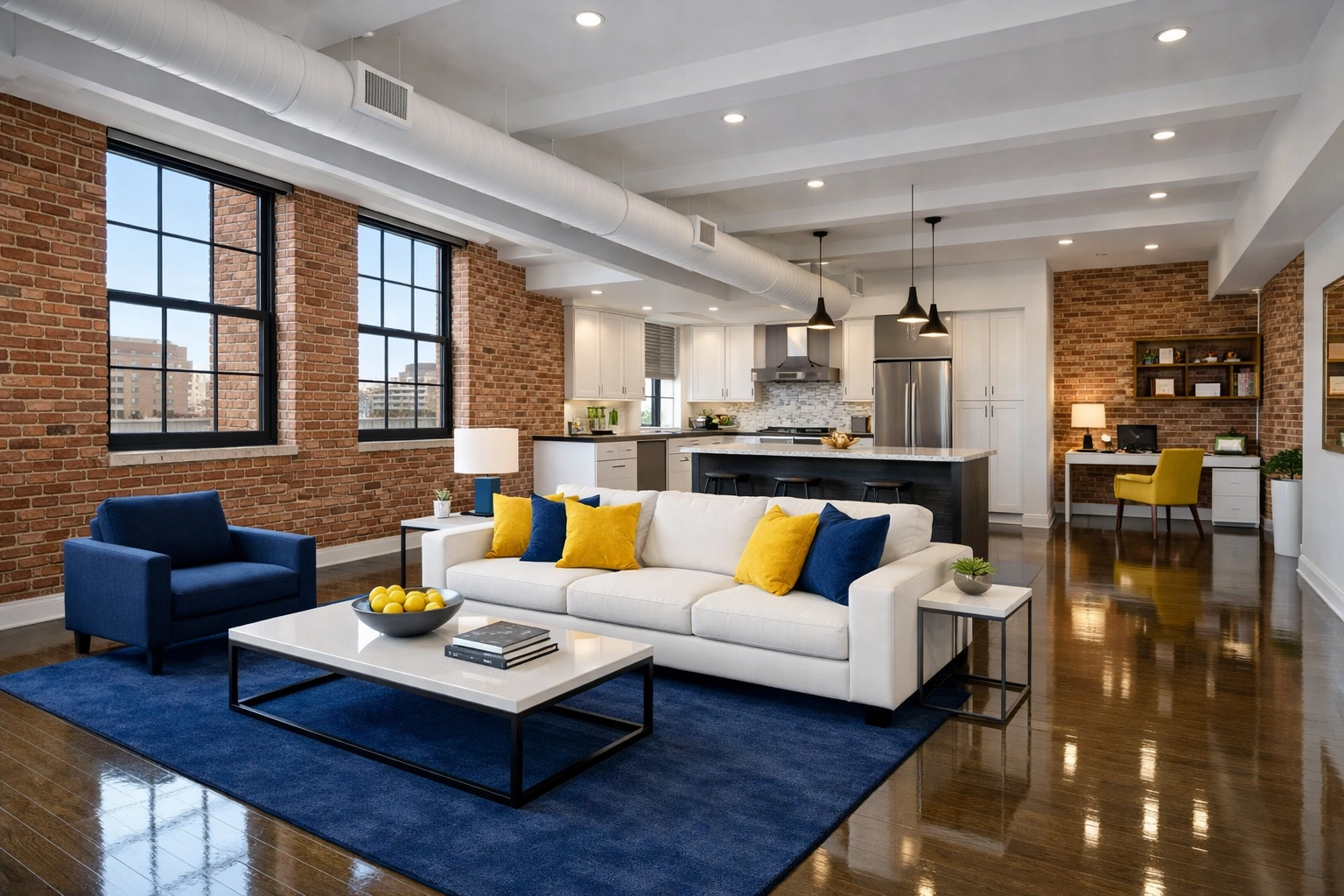 Immaculate Worcester loft ready for new tenants after expert move-out cleaning Worcester service.