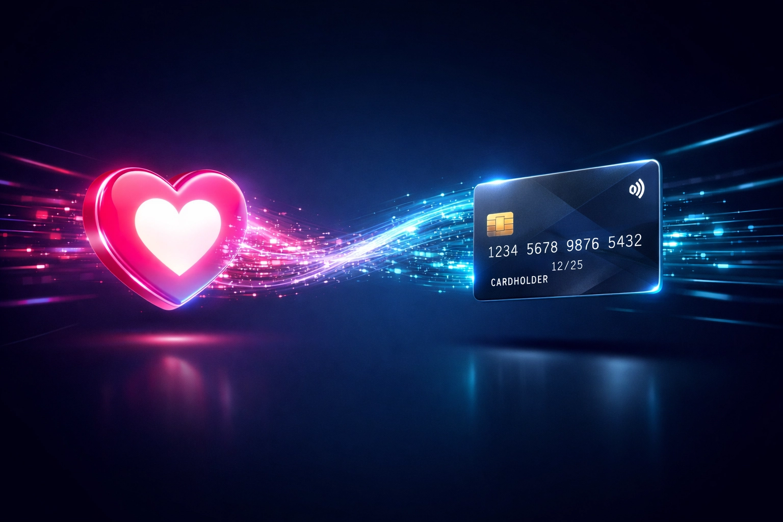 Social media engagement converting to credit card payment showing influencer attribution gap