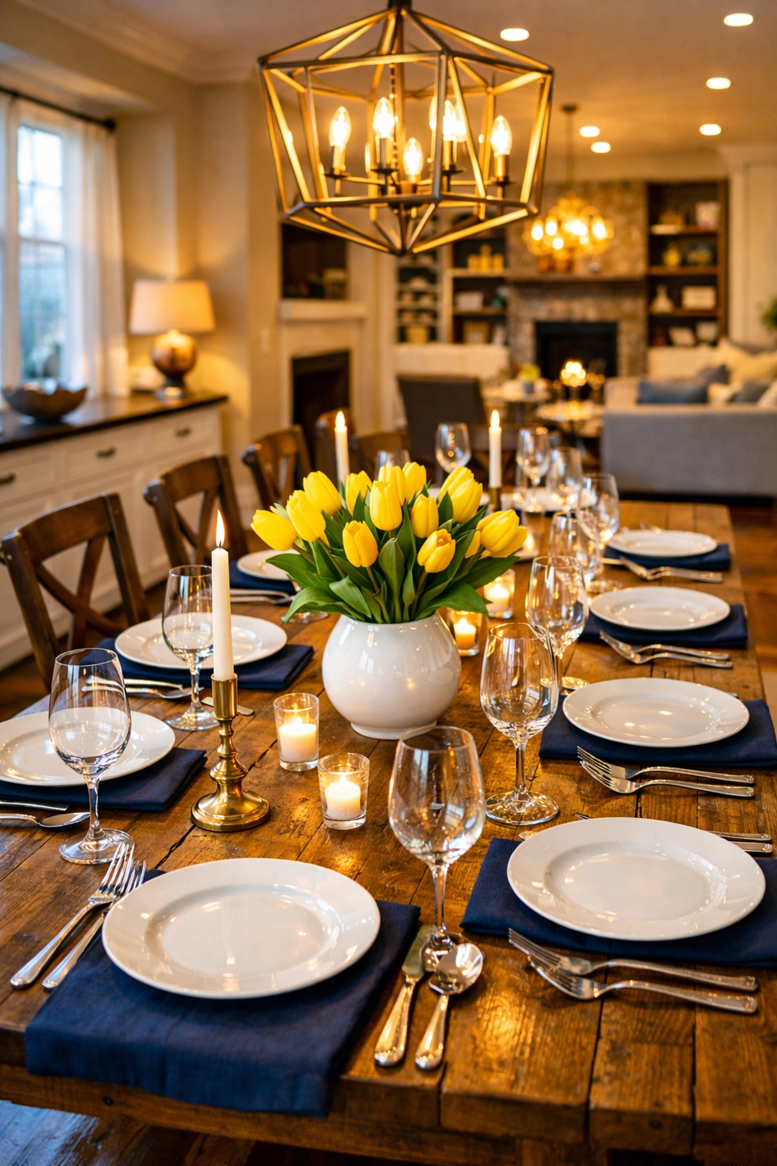 Clean and guest-ready dining room in West Cambridge maintained by a professional maid service Cambridge.