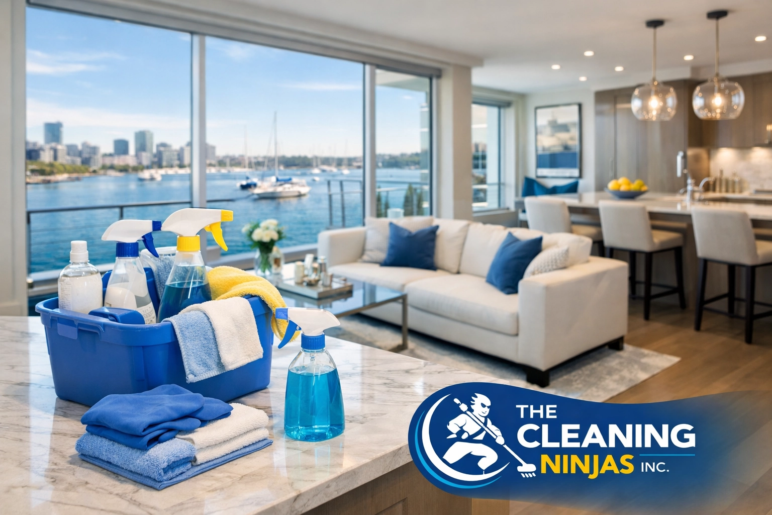 Weekly cleaning services in a luxury Seaport apartment