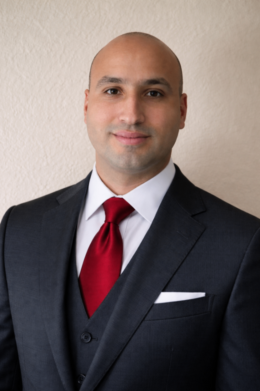 Professional insurance advisor in suit