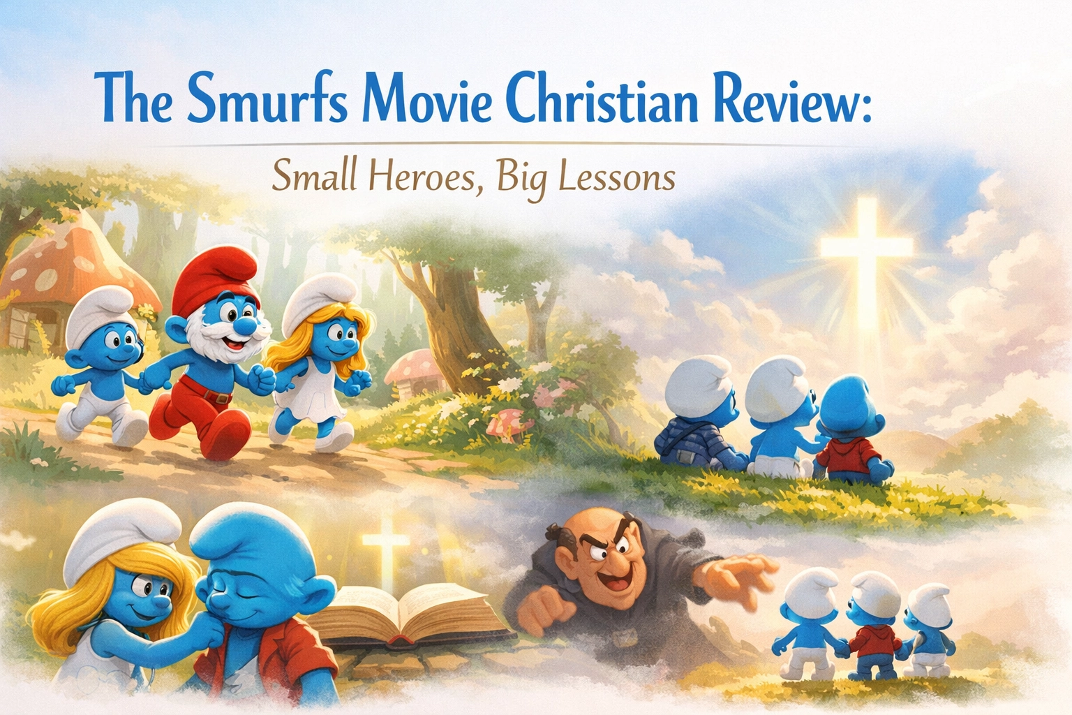 [HERO] The Smurfs Movie Christian Review: Small Heroes, Big Lessons