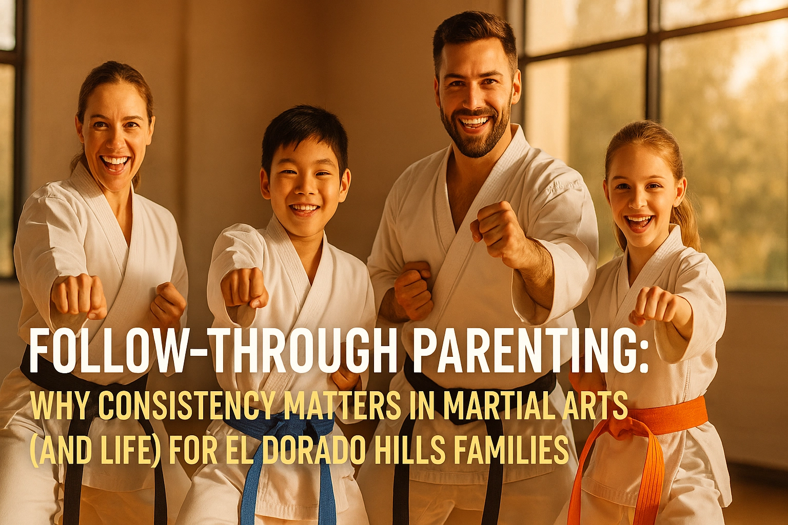 Follow-Through Parenting: Why Consistency Matters in Martial Arts (and Life) for El Dorado Hills Families