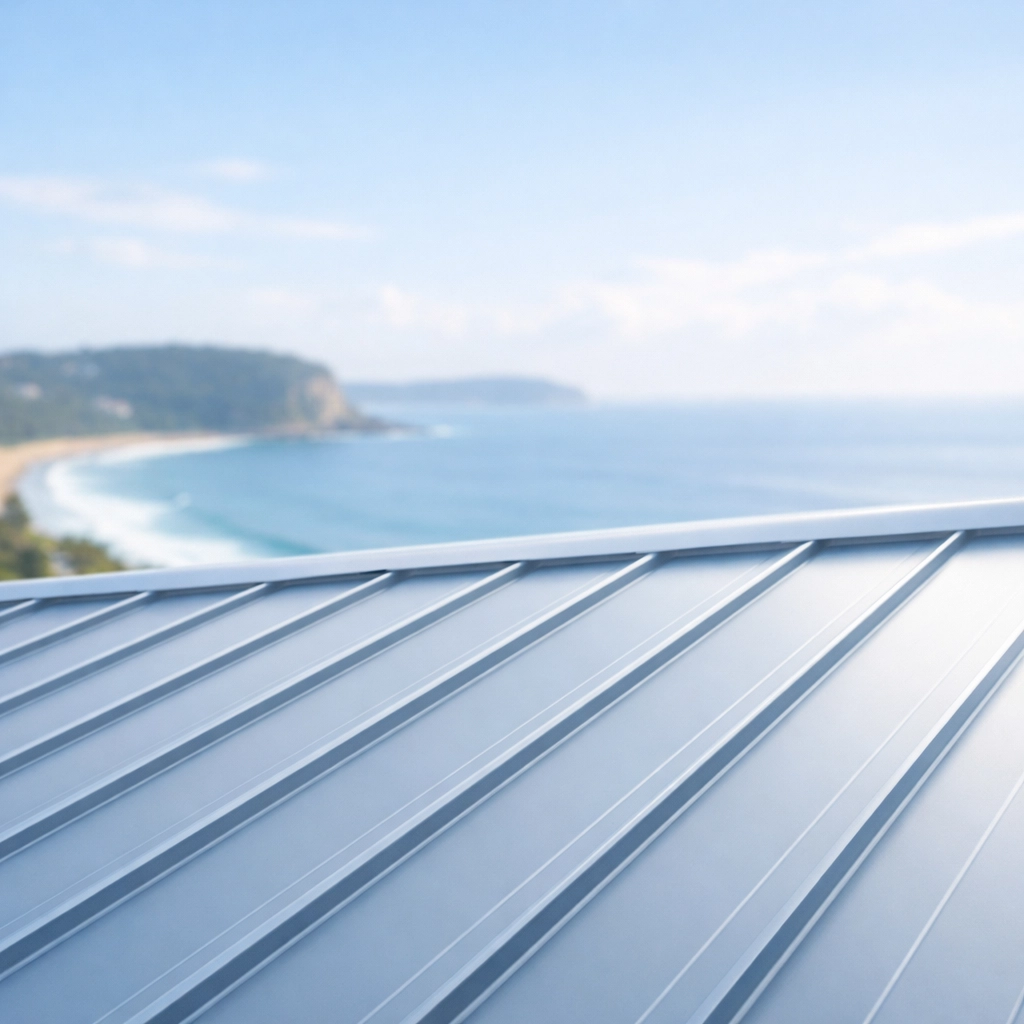 Premium metal roofing installation on the Northern Beaches providing coastal durability.