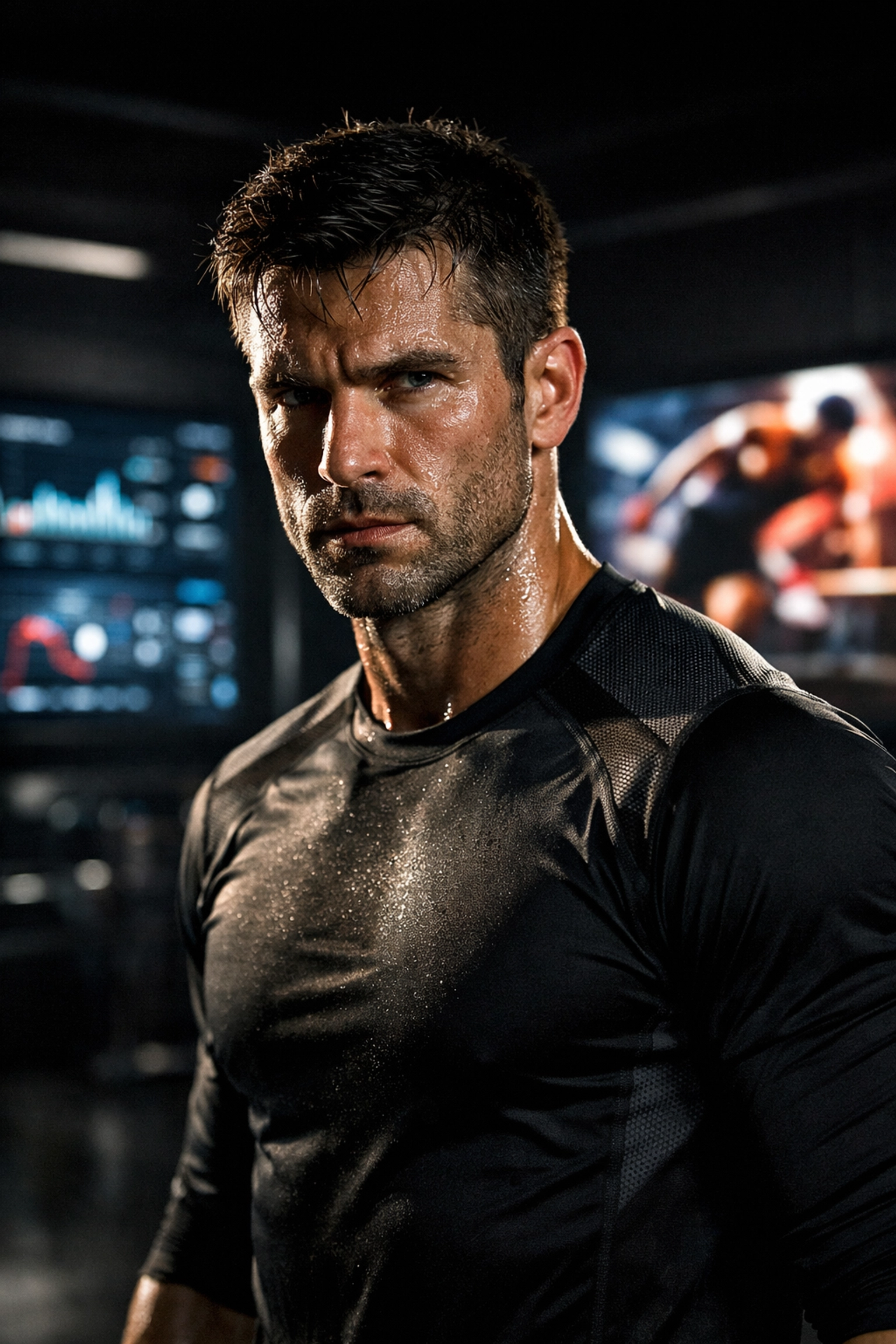 Professional athlete in a training center highlighting the connection between brands and NIL talent.