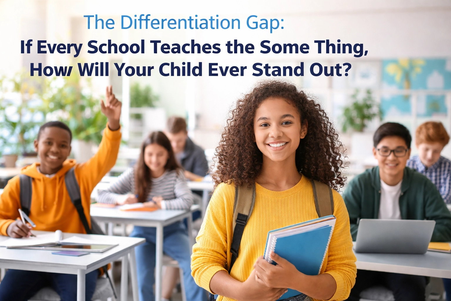 [HERO] The Differentiation Gap: If Every School Teaches the Same Thing, How Will Your Child Ever Stand Out?