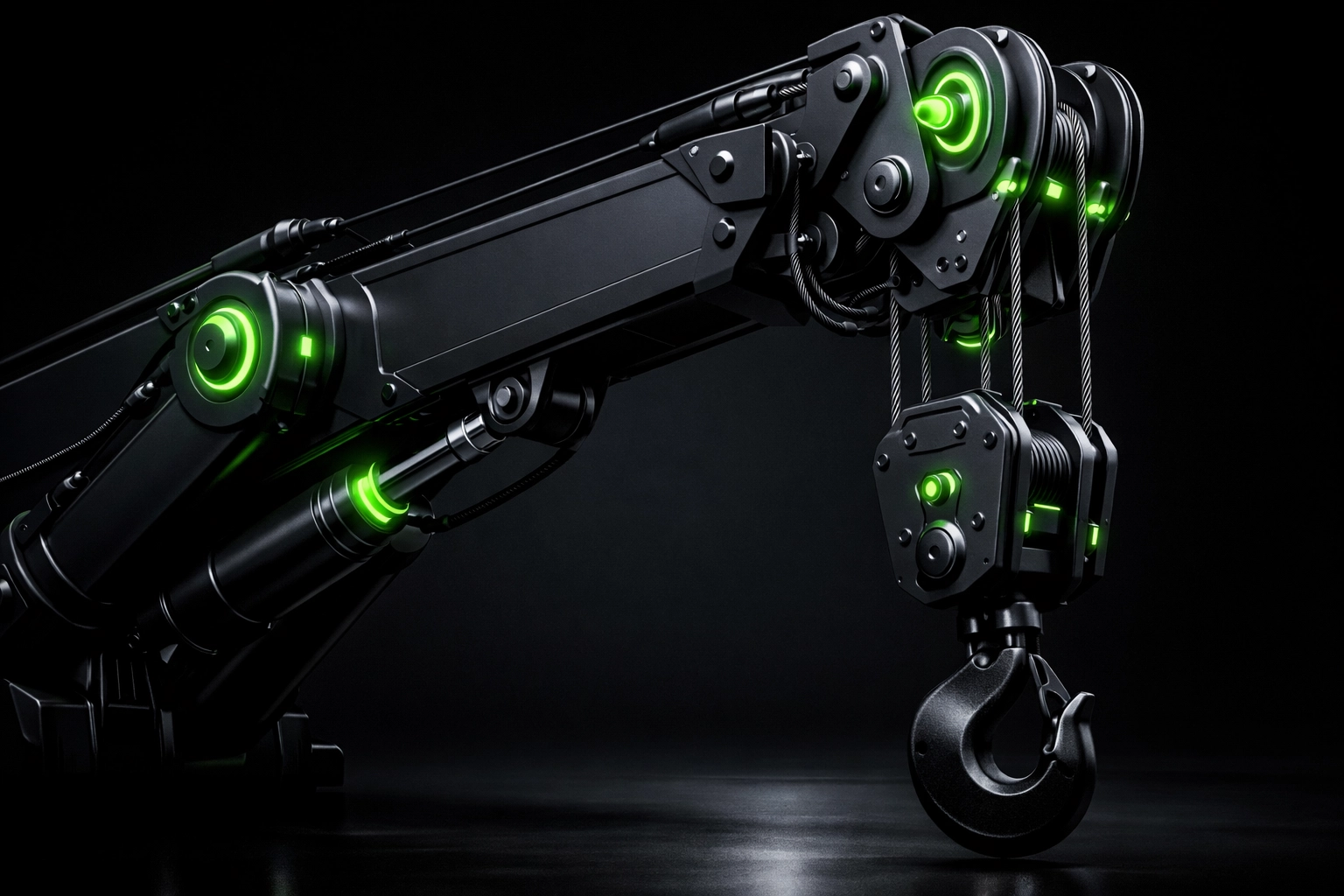 Heavy-duty crane equipment for Dallas interstate transport and specialized vehicle recovery.