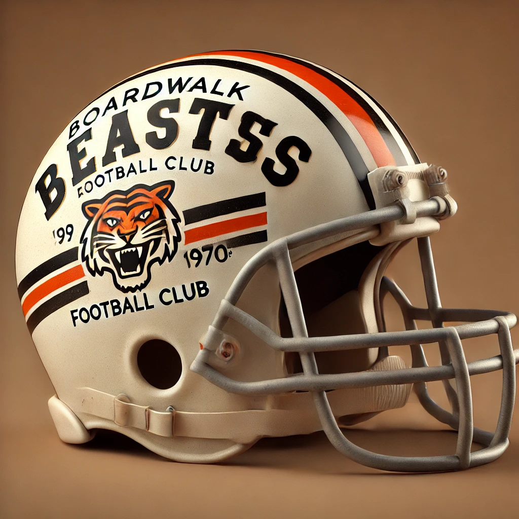 Boardwalk Beasts Football Club youth helmet