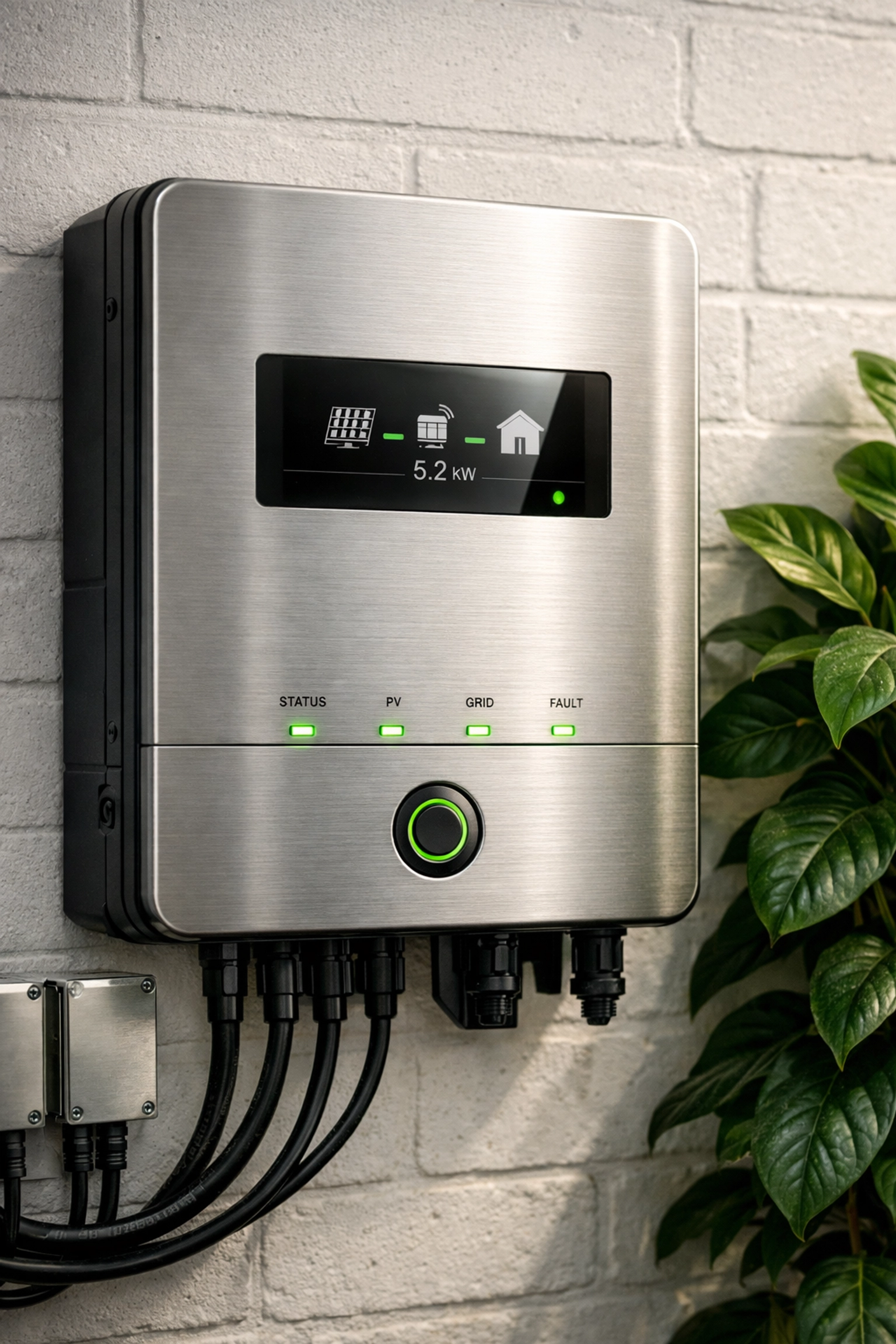 High-efficiency commercial solar inverter installation for sustainable business energy in Dorset.