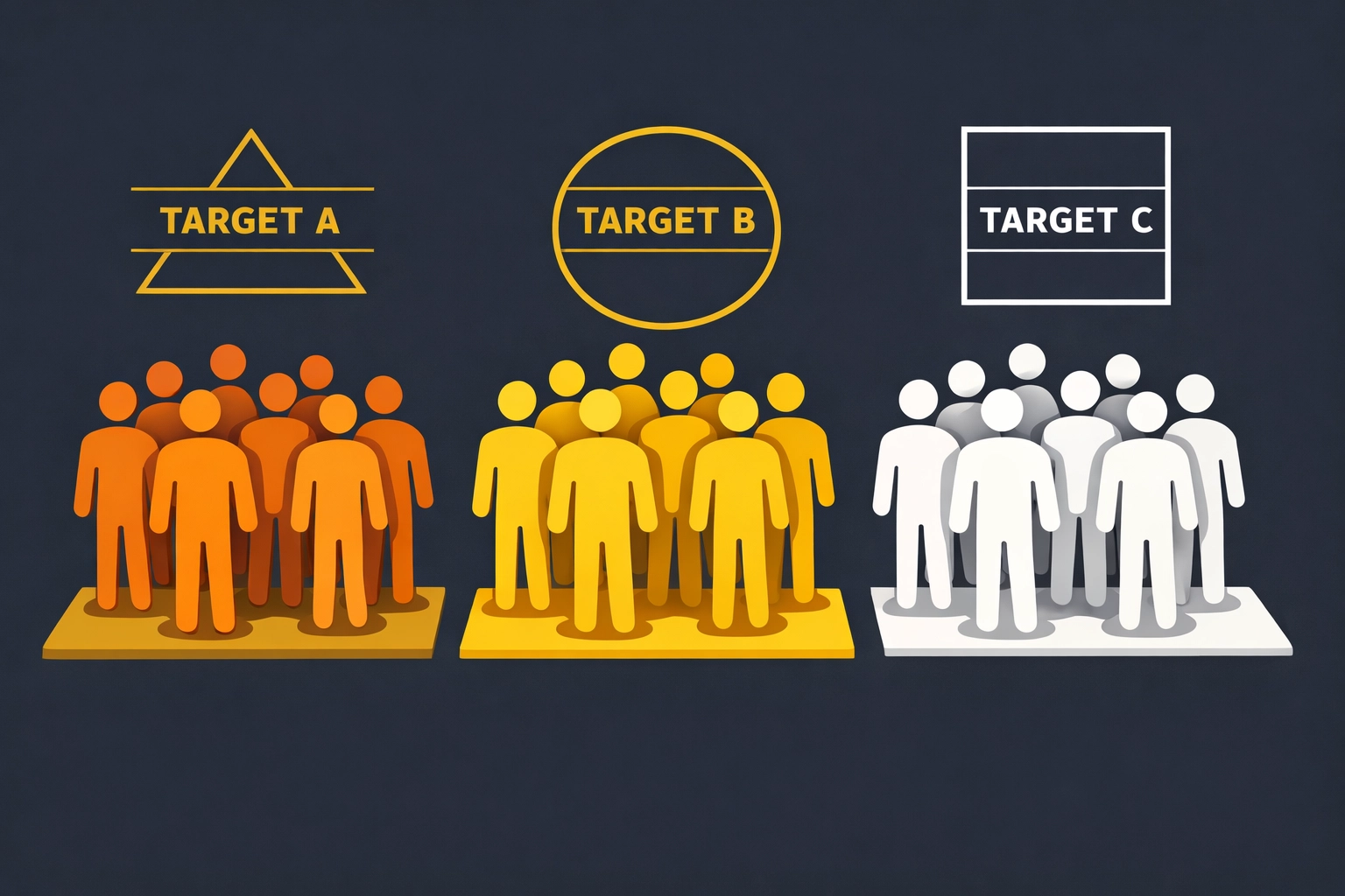 Strategic team segmentation organizing MLM downline members into targeted groups for better results