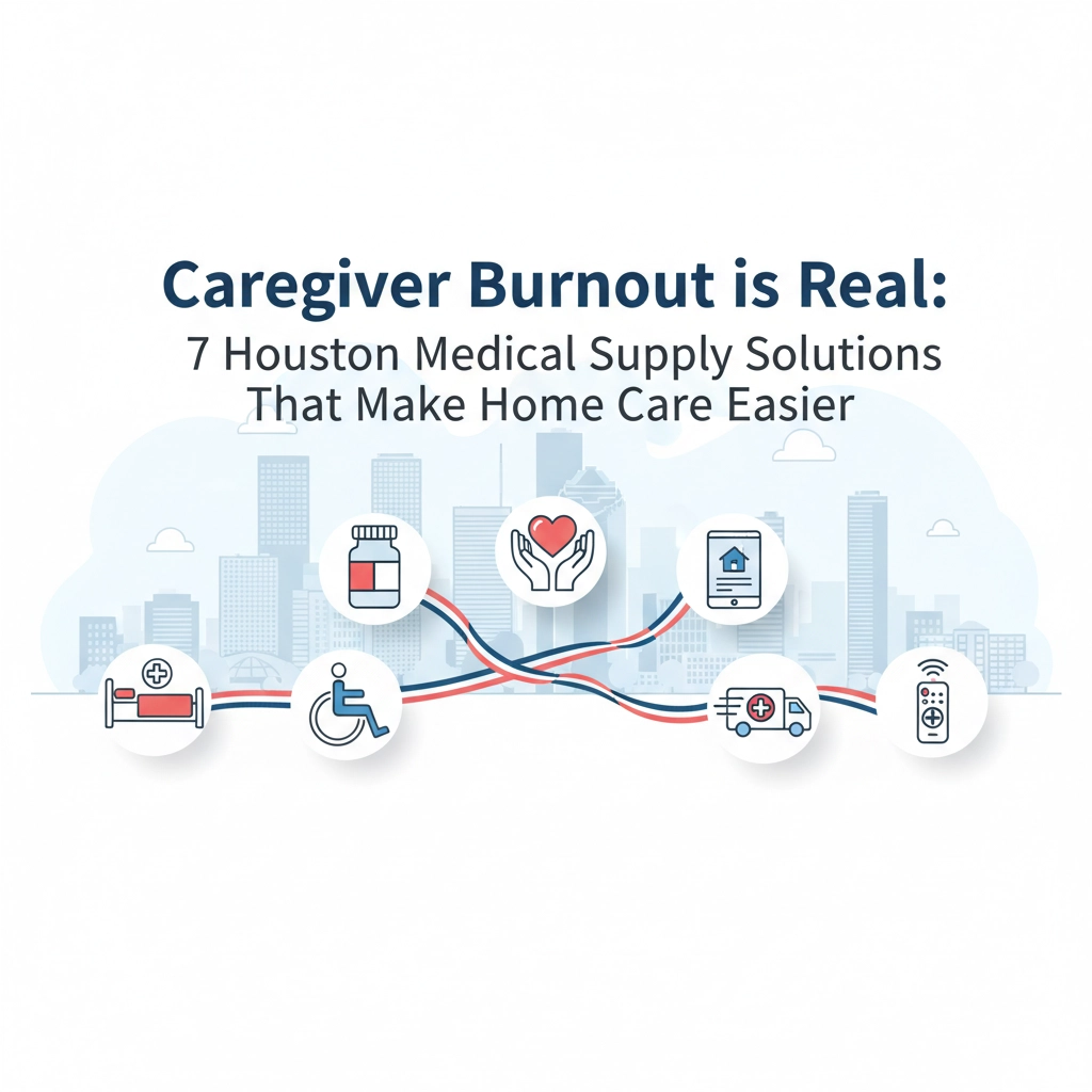 Caregiver Burnout is Real: 7 Houston Medical Supply Solutions That Make Home Care Easier
