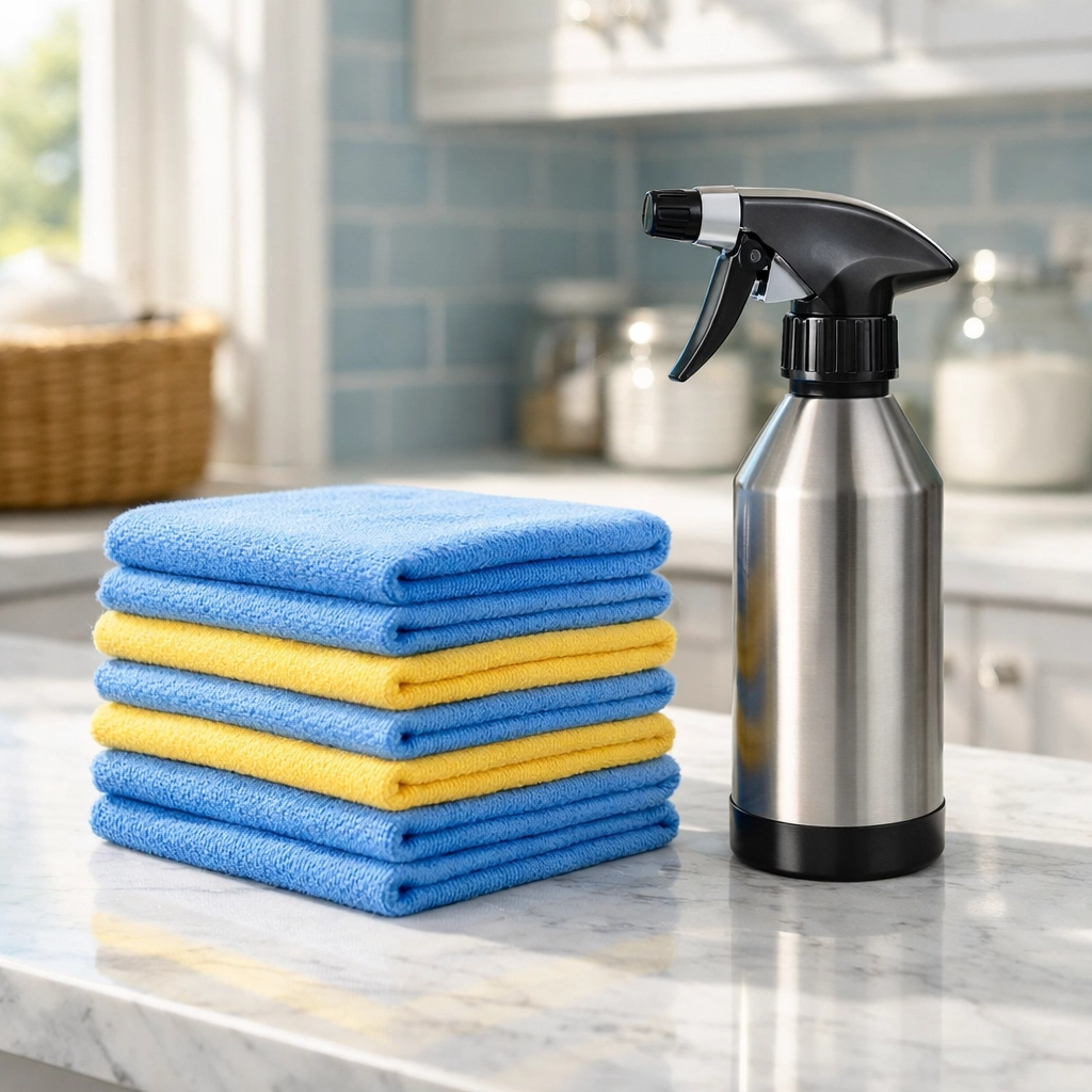 Professional cleaners in Wayland MA use high-quality supplies for safe and efficient house cleaning.