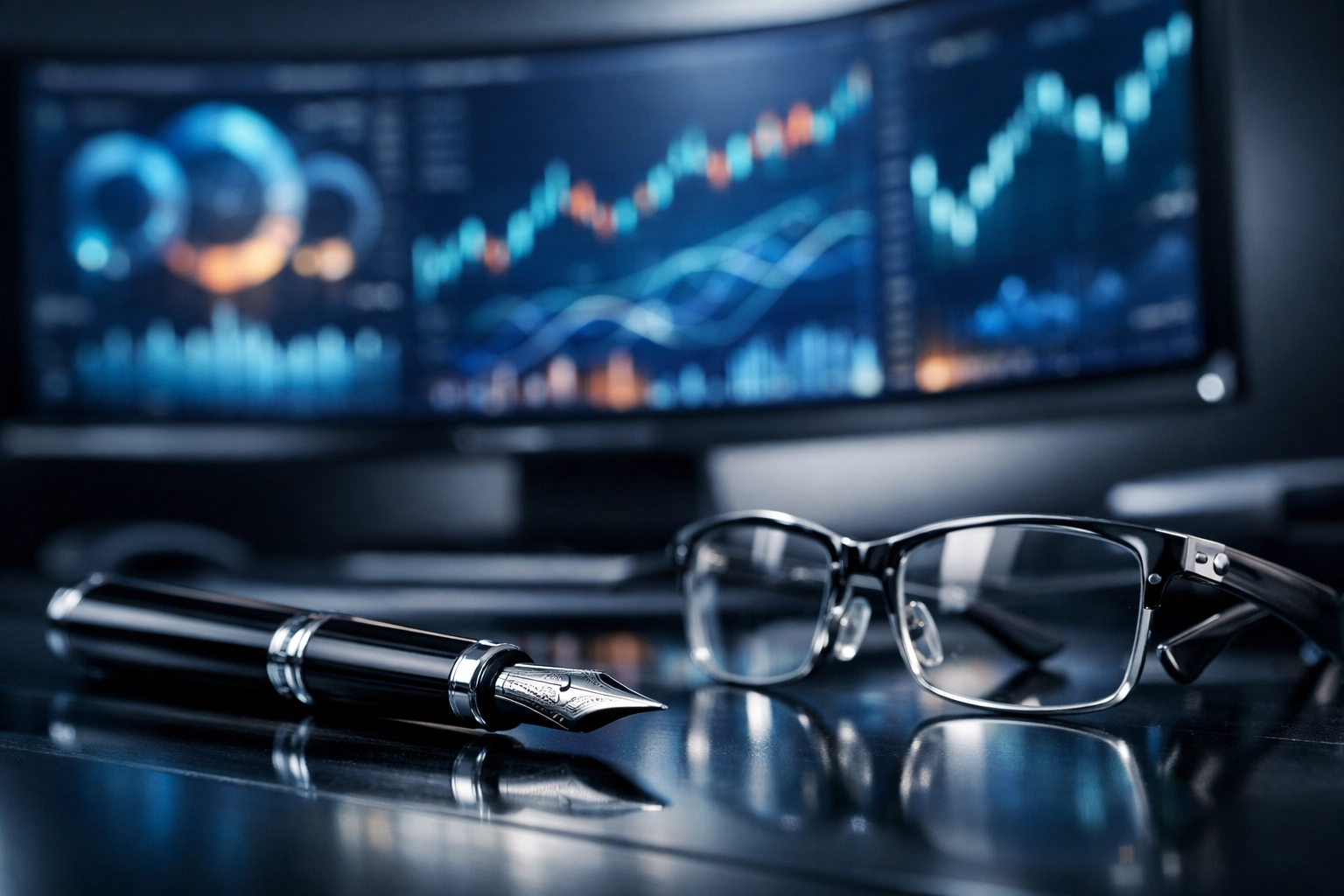Advanced medical practice financial reports on a screen, showing the shift from bookkeeping to strategic infrastructure.
