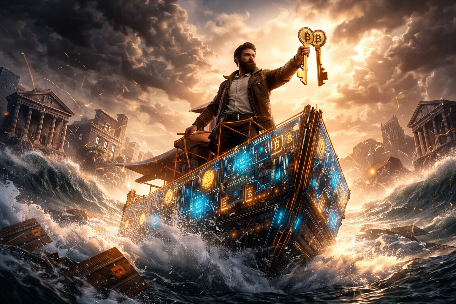 Merchant achieving financial independence through Web3 self-custody crypto payment solutions