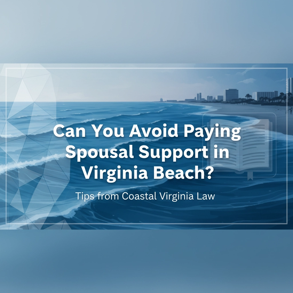 Can You Avoid Paying Spousal Support in Virginia Beach? Tips from Coastal Virginia Law