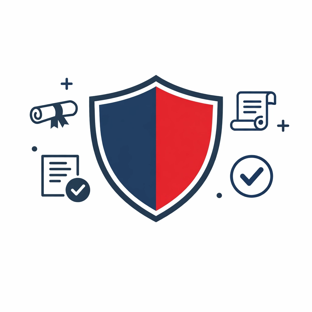 Shield icon representing protection through compliant payroll services and TPR regulation adherence.