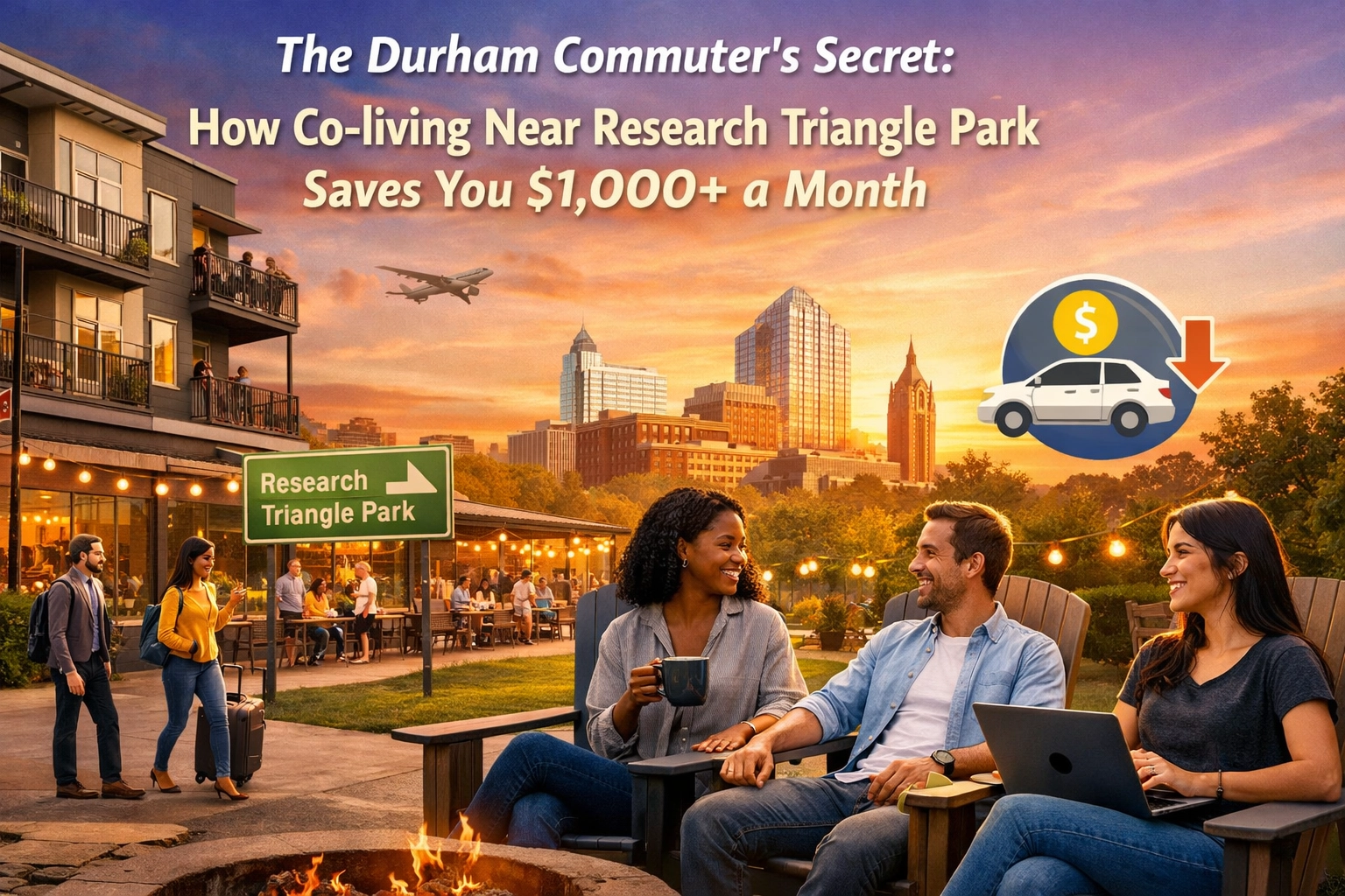 [HERO] The Durham Commuter’s Secret: How Co-living Near Research Triangle Park Saves You $1,000+ a Month