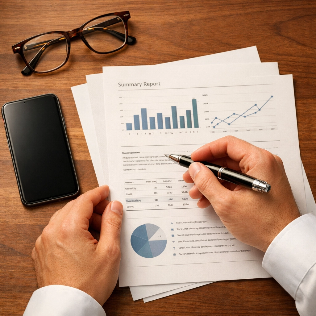 Professional desk with legal documents focused on forensic accounting and workplace fraud investigation.