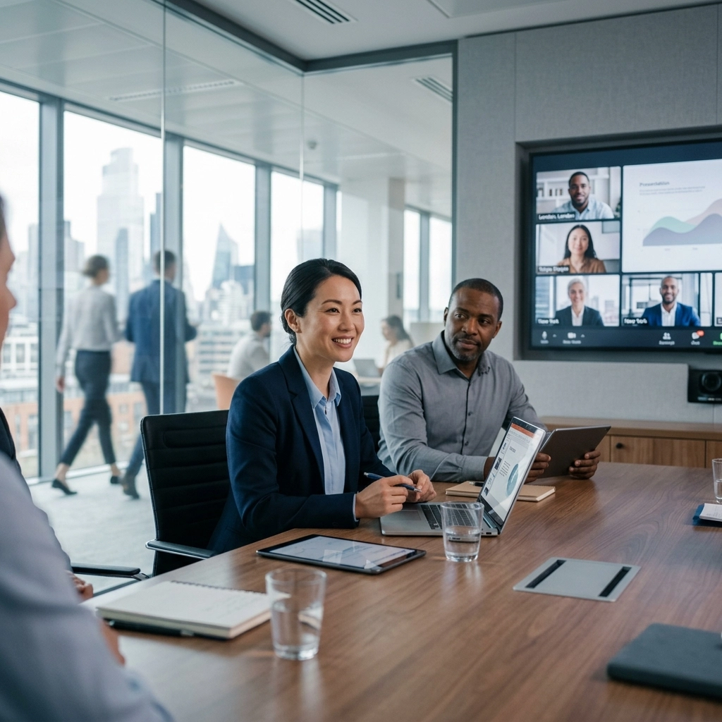 [HERO] Beyond the Zoom Room: The 2026 Guide to Hybrid Meeting Excellence and Corporate Travel