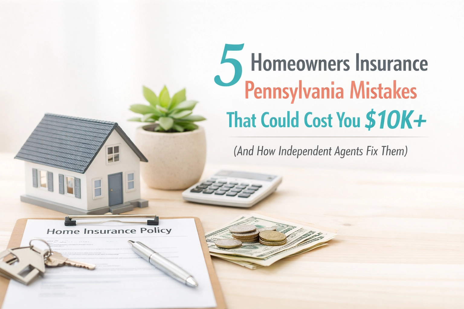 [HERO] 5 Homeowners Insurance Pennsylvania Mistakes That Could Cost You $10K+ (And How Independent Agents Fix Them)
