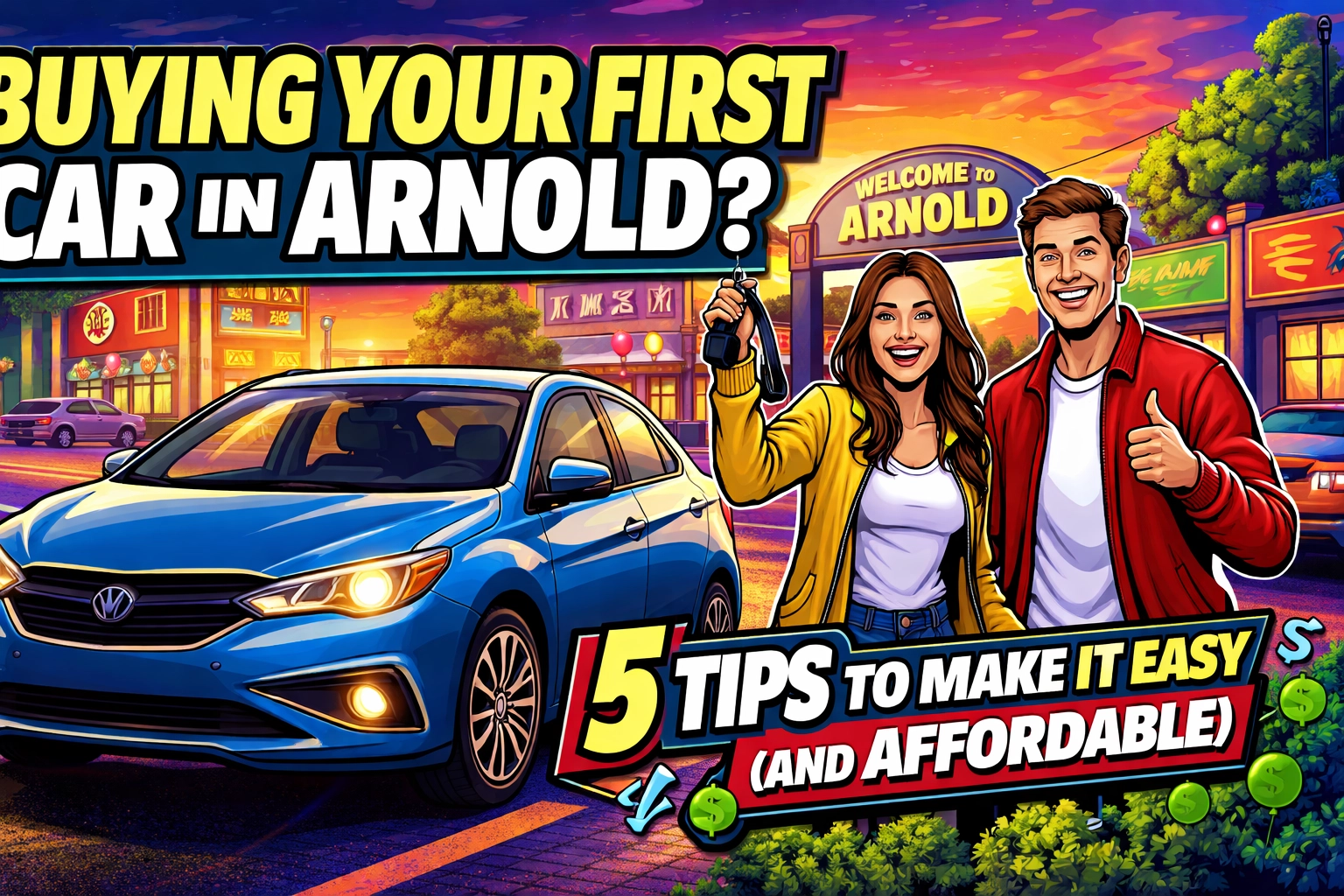 [HERO] Buying Your First Car in Arnold? 5 Tips to Make It Easy (and Affordable)
