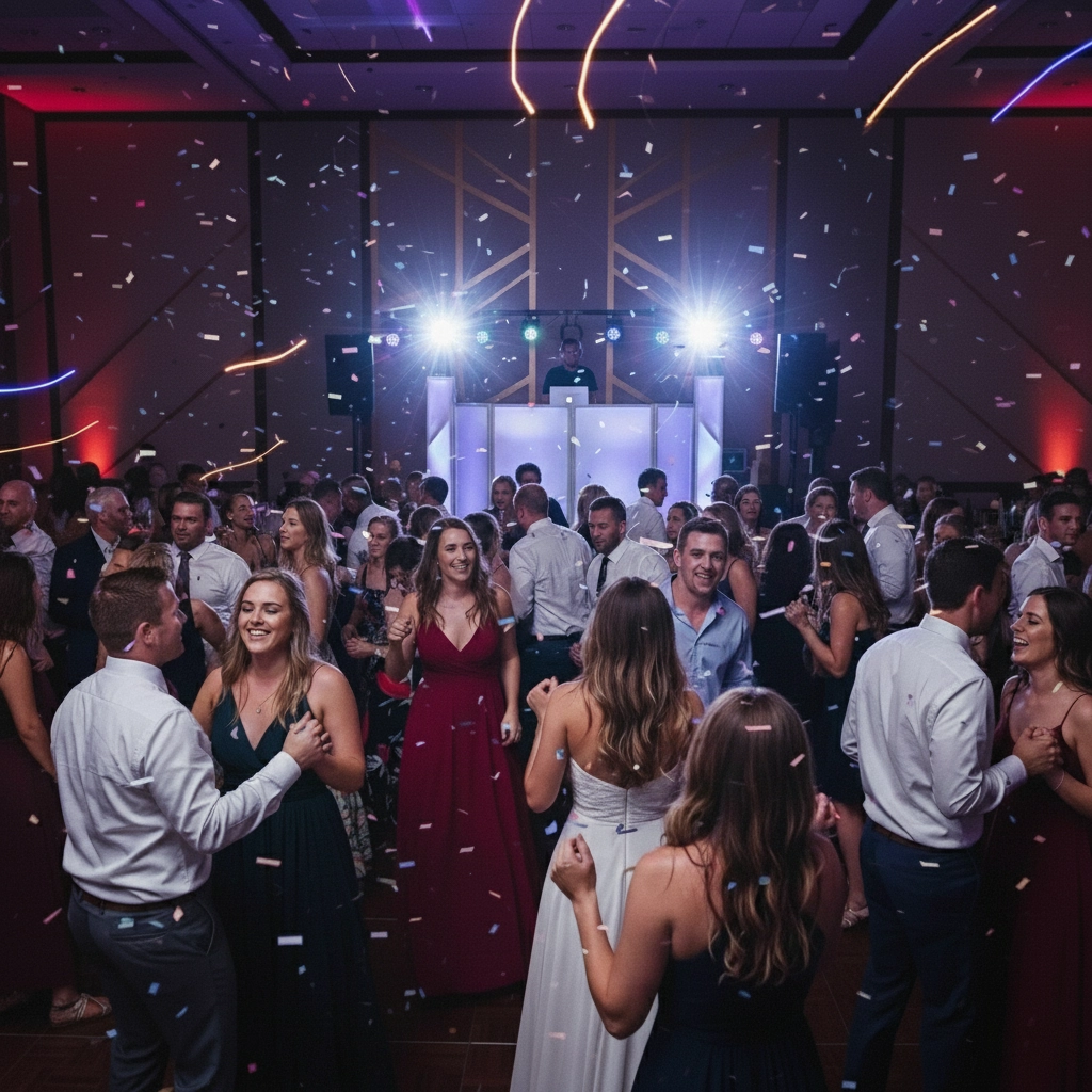 Younger millennial ready to party because of wedding DJ in Houston, Texas