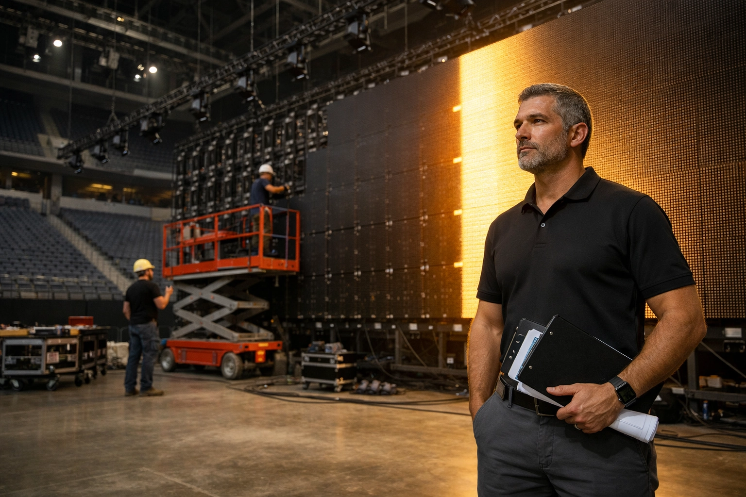 Dakdan Worldwide project manager overseeing a media installation to build a future-ready brand partnership strategy.