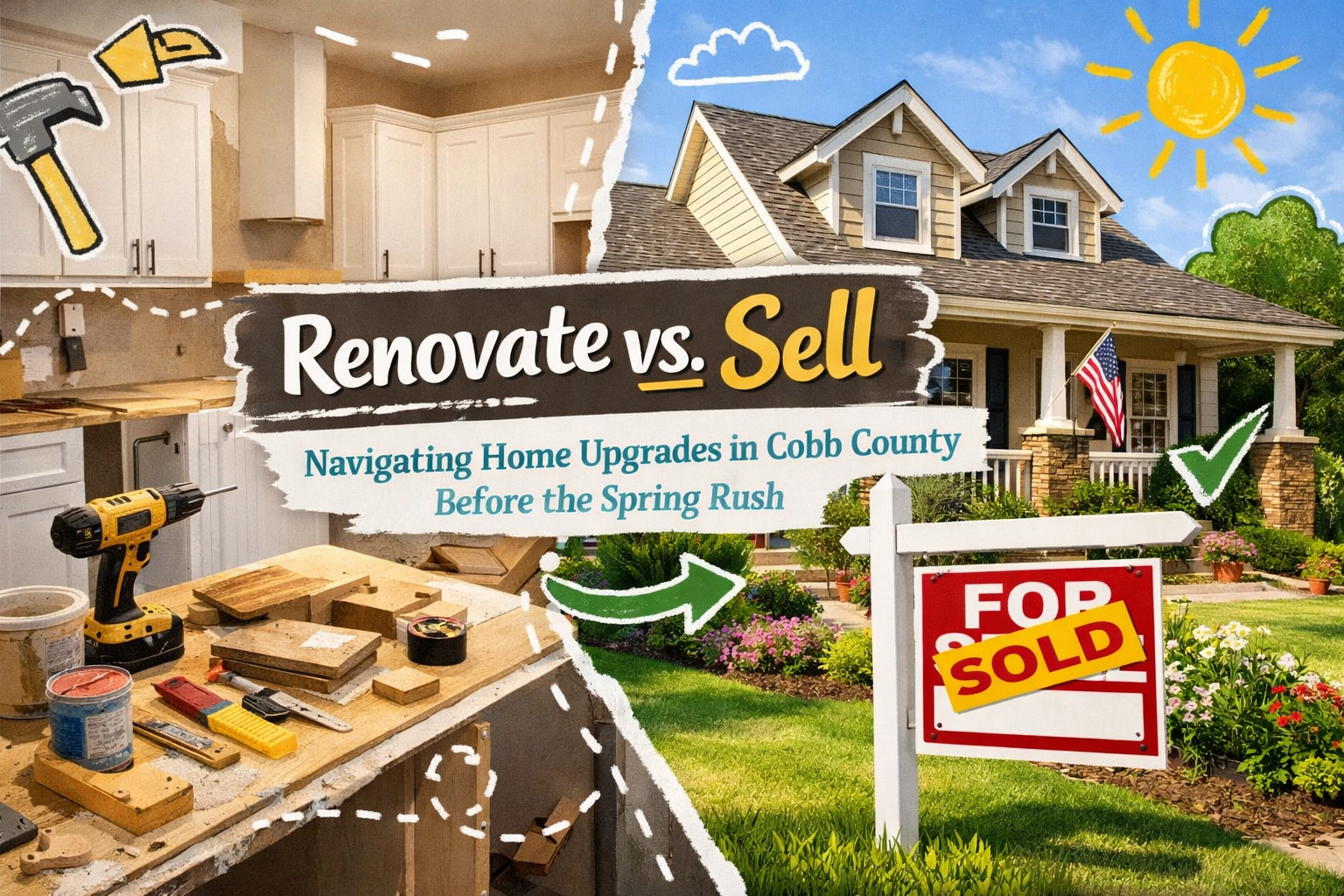[HERO] Renovate vs. Sell: Navigating Home Upgrades in Cobb County Before the Spring Rush