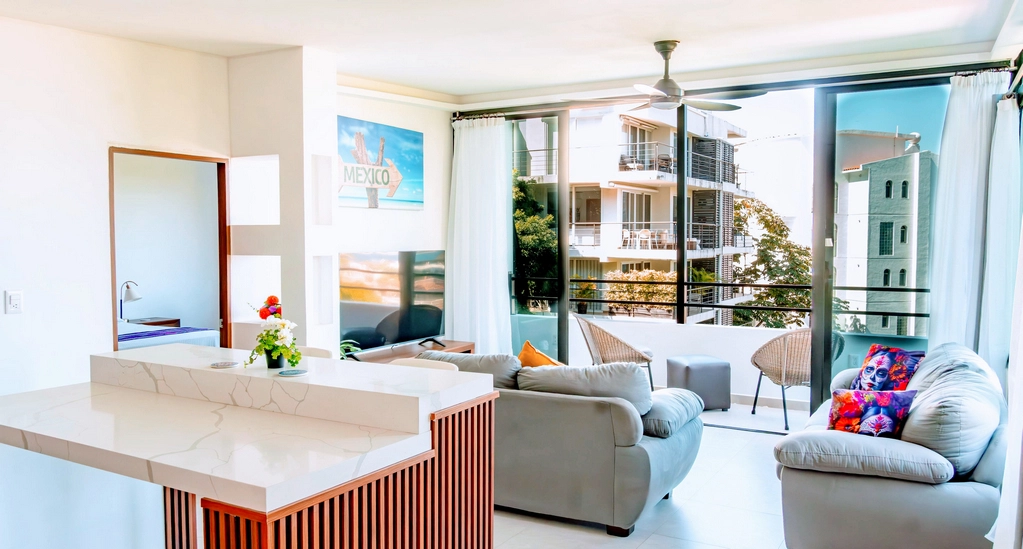 Modern Condo Living Room