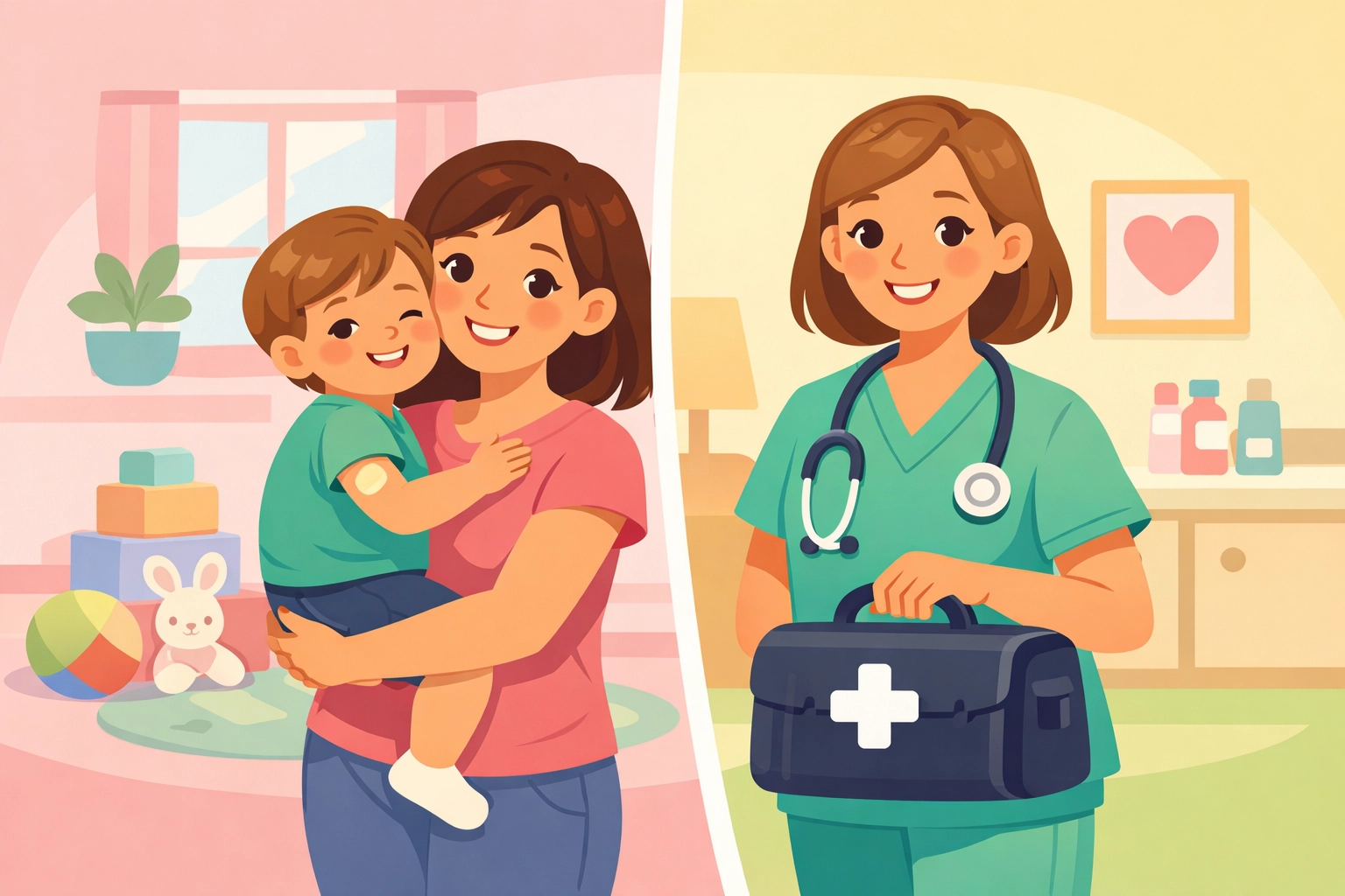 Pediatric home nursing services covered by Georgia Medicaid for children and families