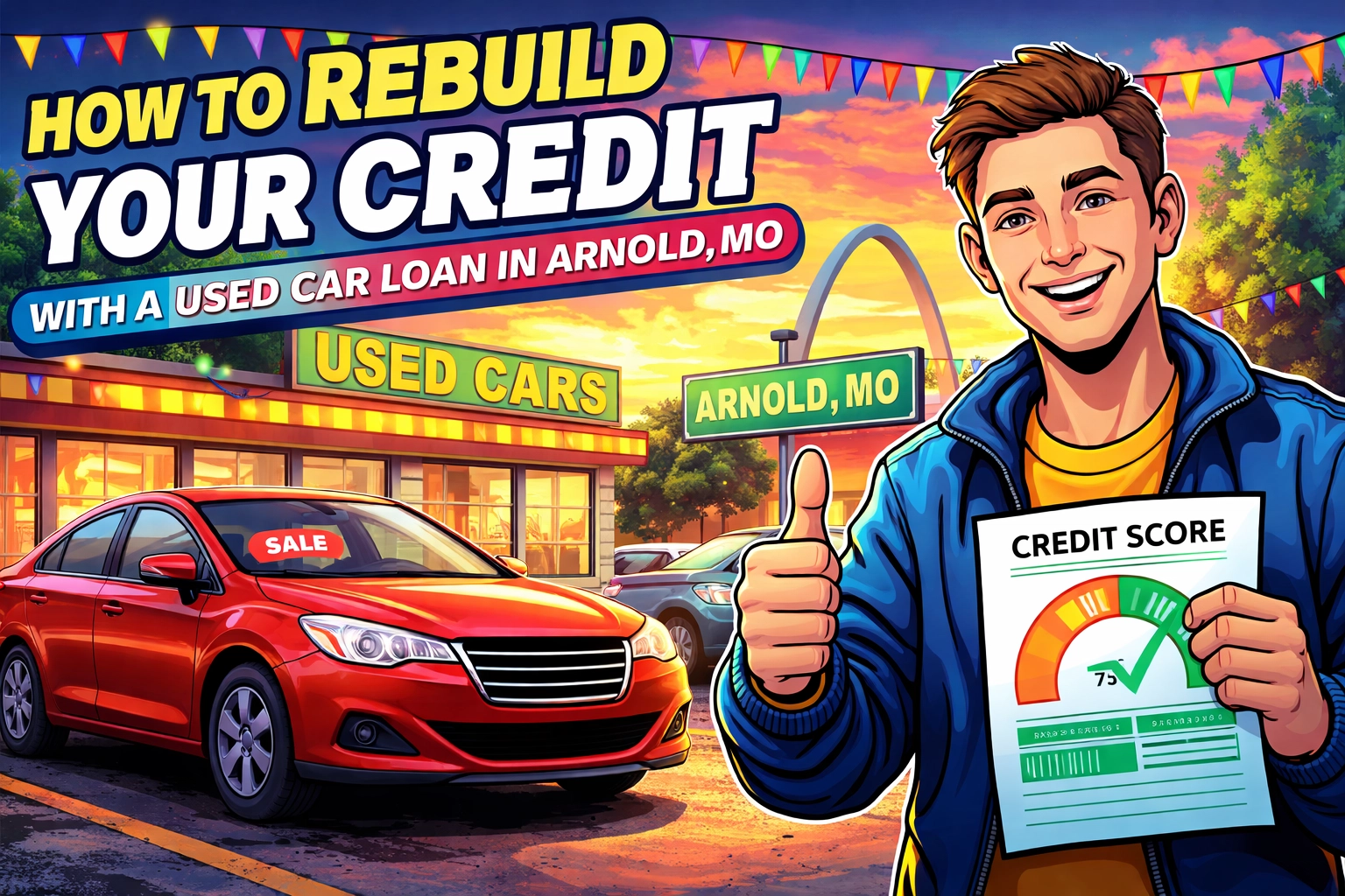 [HERO] How to Rebuild Your Credit with a Used Car Loan in Arnold, MO