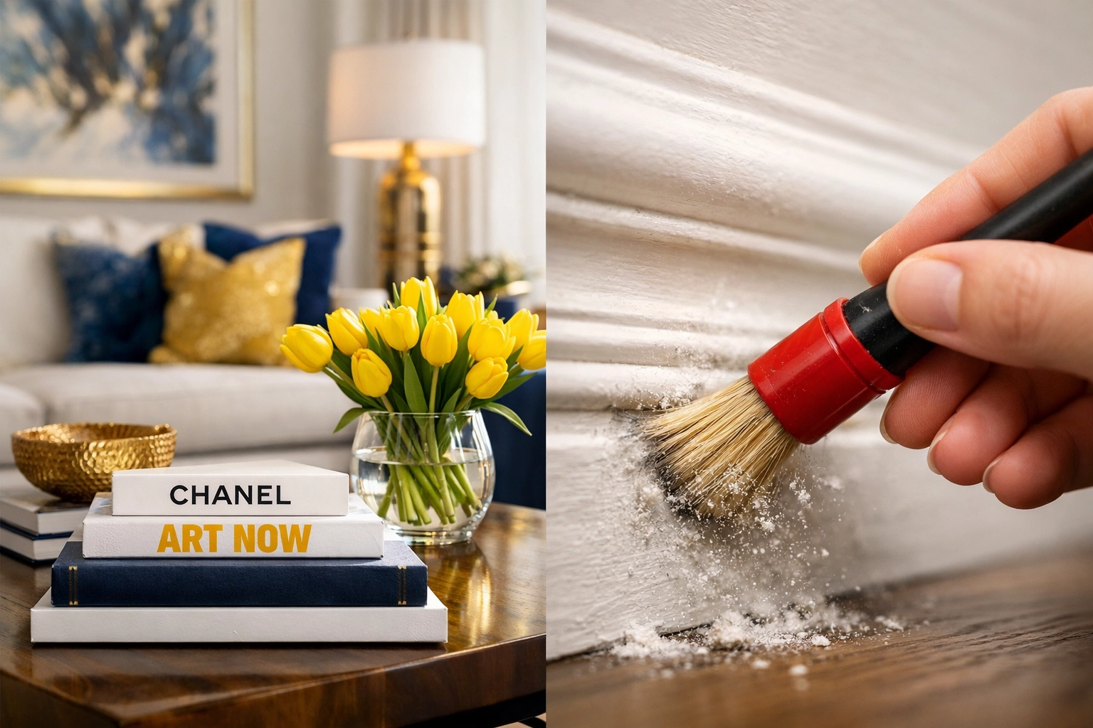 Comparing bi-weekly house cleaning maintenance to the precision of a professional deep cleaning.