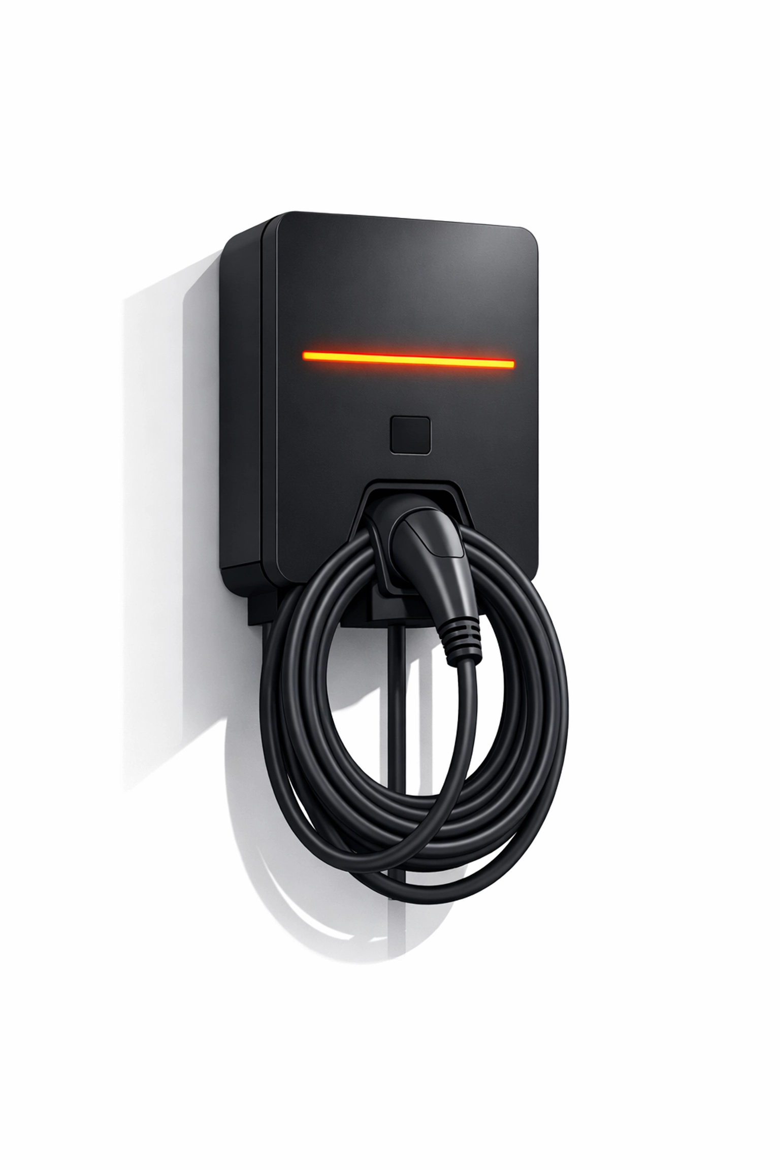 Moderne Wallbox-Illustration zur Planung einer zukunftssicheren Elektroinstallation.