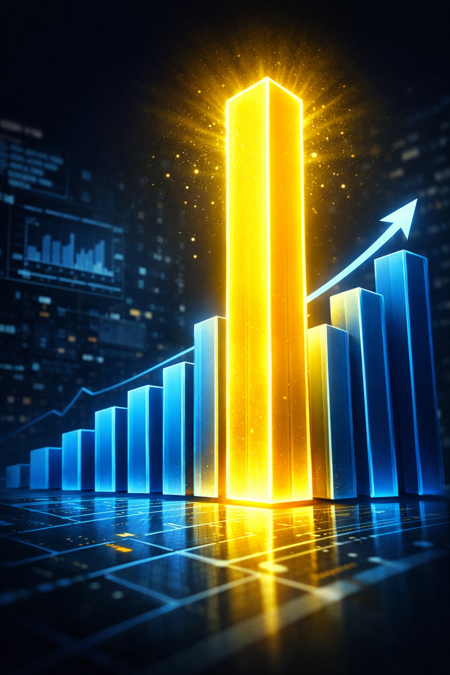 Financial chart showing a suspicious large deposit spike affecting unsecured business loan approval.