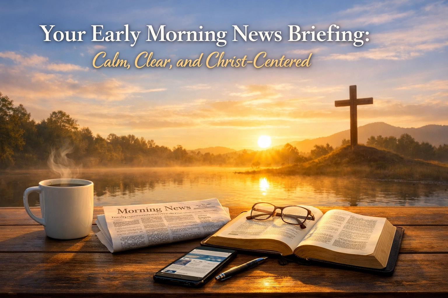 [HERO] Your Early Morning News Briefing: Calm, Clear, and Christ-Centered