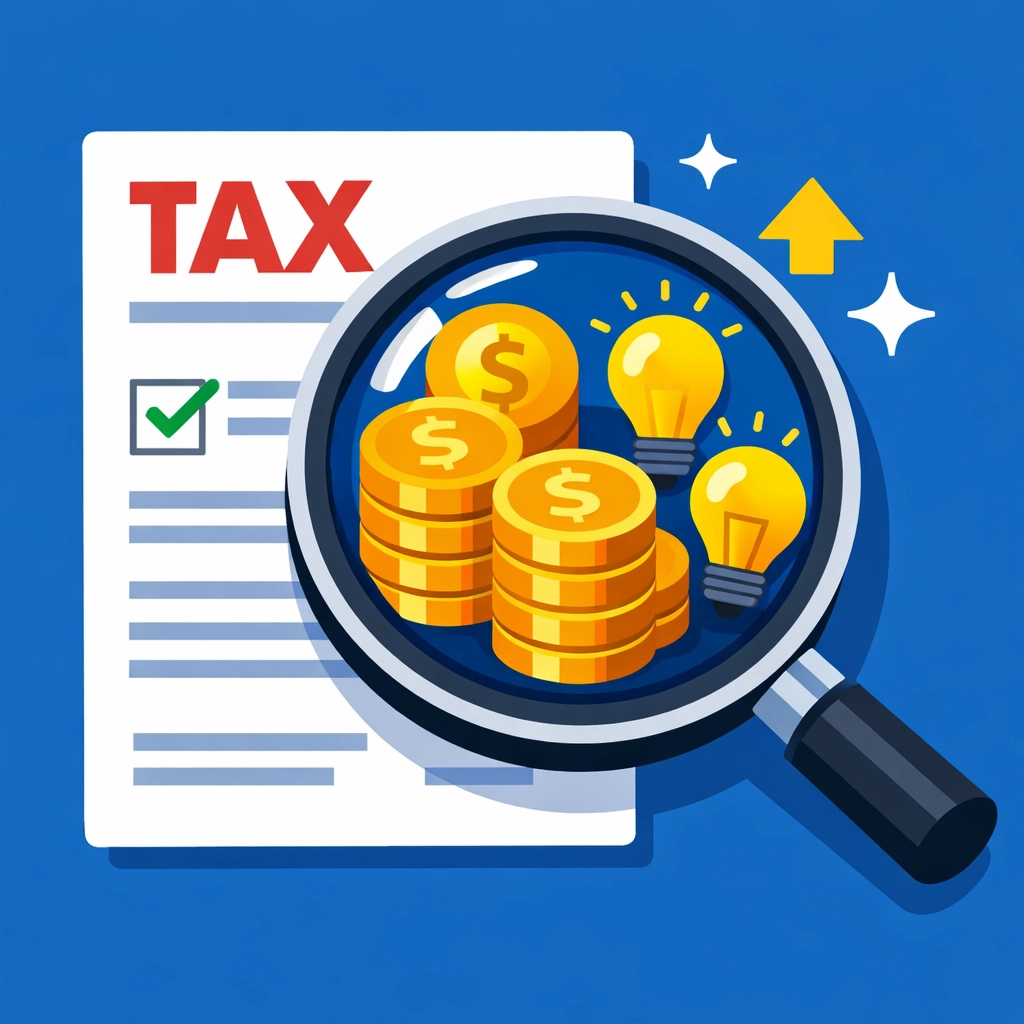 Discovering tax credits and deductions to maximize tax refund with professional tax preparation.
