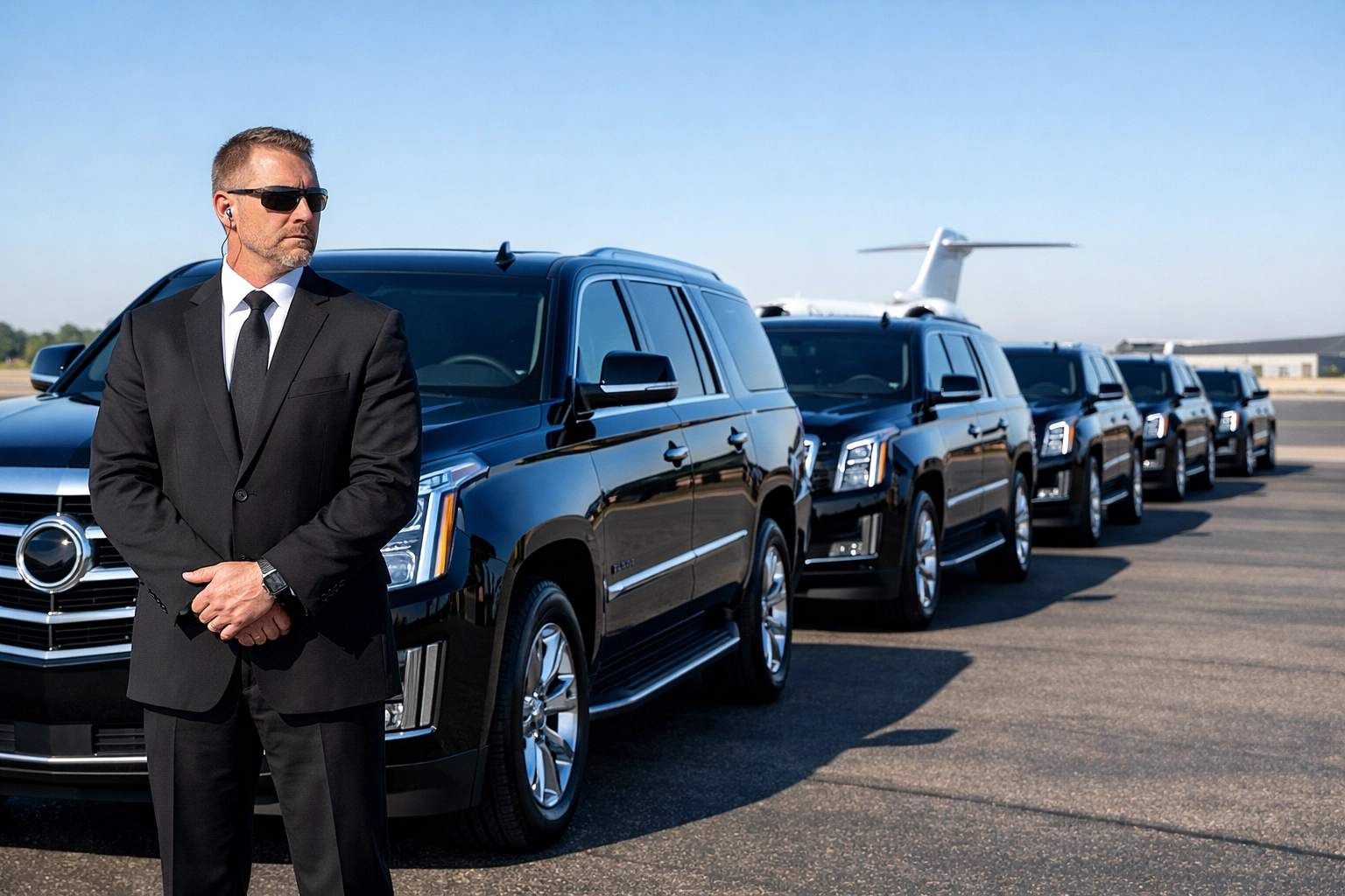 PRESS RELEASE: Why a Strategic Brand Blitz Will Change the Way You Manage Super Bowl Visibility Secure executive SUVs and VIP security personnel providing safe corporate travel logistics.