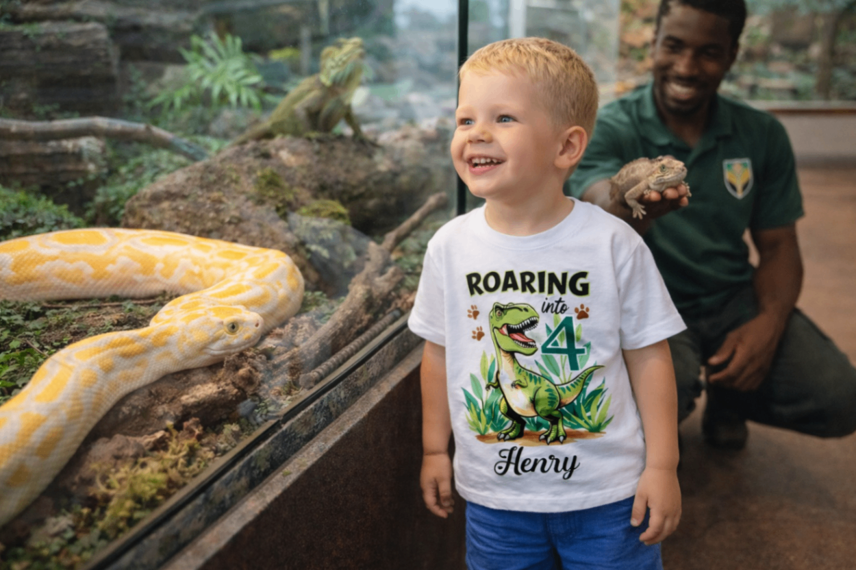 [HERO] The Ultimate Guide to Personalised Dinosaur Birthday Shirts: Planning a Rawr-some Party