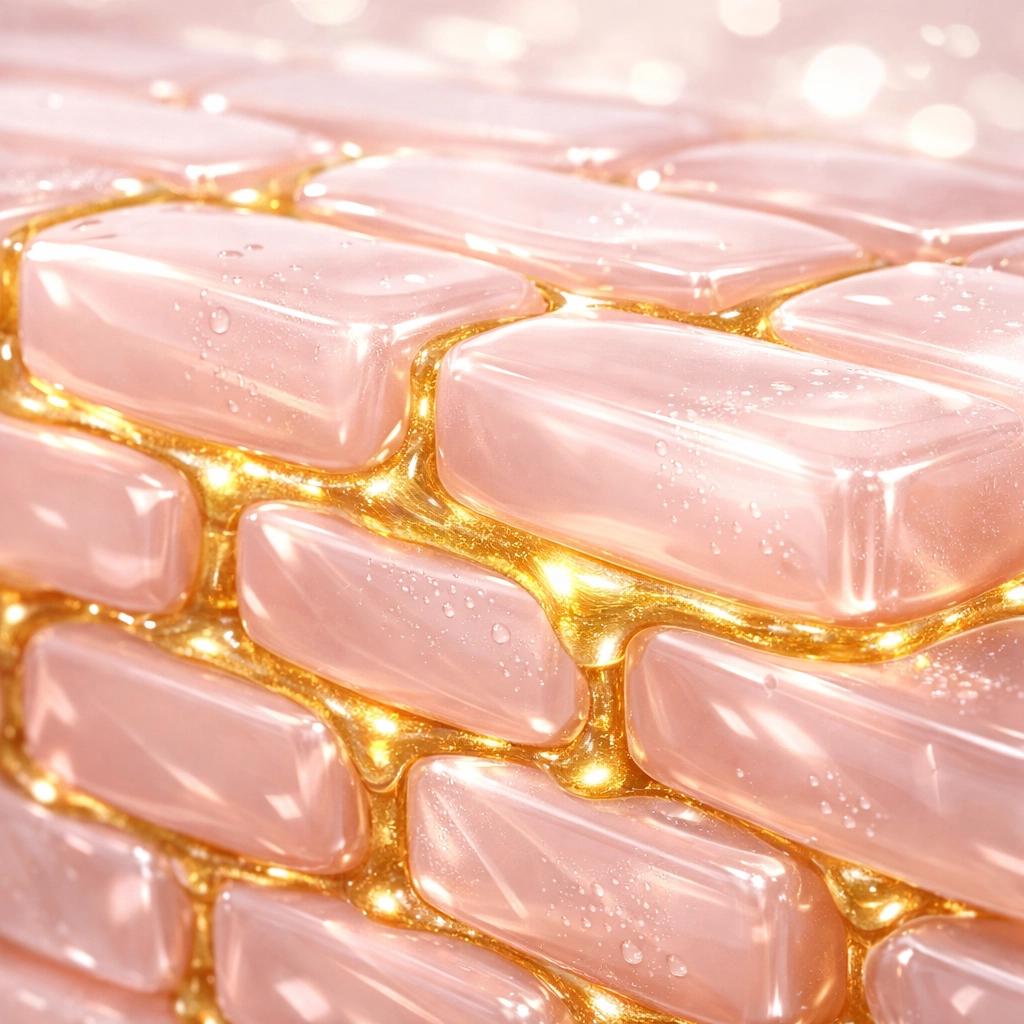 Visual representation of the skin barrier showing protective lipids that prevent moisture loss and keep skin hydrated.