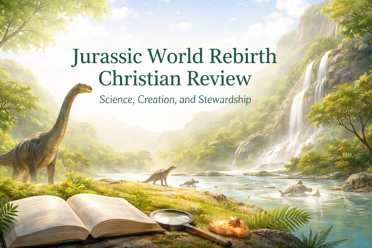 Dinosaurs are back on the big screen, and honestly? They've never looked better. But beyond the jaw-dropping visuals and heart-pounding chase sequences, Jurassic World: Rebirth offers something unexpected for faith-driven moviegoers: a surprisingly rich conversation about science, creation, and our responsibility to steward what God has made. Whether you're a longtime fan of the franchise or you're just wondering if this is a good movie to take the family to, let's dig into what Jurassic World: Rebirth gets right, where it stumbles, and what it might teach us about walking faithfully in a world obsessed with playing God. The Story at a Glance Jurassic World: Rebirth takes a fresh approach to the franchise. Gone are the theme park disasters and island escapes. This time around, we follow a ragtag crew: essentially mercenaries motivated by profit: who find themselves caught between a money-hungry pharmaceutical agent and a well-intentioned paleontologist. The paleontologist wants to make new discoveries available to the public, while the corporate interests want to exploit dinosaur genetics for financial gain. Sound familiar? It should. The tension between doing what's right and doing what's profitable is as old as humanity itself. And that's where this movie starts to get interesting from a Christian perspective. The Big Question: Just Because We Can, Should We? From the very first Jurassic Park film back in 1993, this franchise has been asking one central question: Does the ability to create something mean we should? Dr. Ian Malcolm's famous line: "Your scientists were so preoccupied with whether they could, they didn't stop to think if they should": echoes throughout Rebirth in a fresh way. The film presents a world where dinosaurs aren't just scientific curiosities anymore. They're shaped by "boardroom directives and private funding" rather than any sense of ecological balance or, dare we say, providence. For Christian viewers, this hits close to home. We live in an age where genetic engineering, artificial intelligence, and biotechnology are advancing at breakneck speed. And while these tools aren't inherently evil, Rebirth reminds us that technological advancement is not the same as moral progress. Just because we can do something doesn't mean we should . That's a biblical principle worth remembering. Proverbs 4:7 tells us, "The beginning of wisdom is this: Get wisdom. Though it cost all you have, get understanding." Wisdom isn't just about knowledge or capability: it's about knowing how to use what we have in a way that honors God and respects His creation. A Christian Perspective on Dinosaurs and Creation Let's be real: dinosaurs can be a tricky topic in Christian circles. Some folks worry that engaging with content about dinosaurs means buying into worldviews that conflict with Scripture. But here's the thing: Jurassic World: Rebirth isn't really about the age of the earth or evolutionary theory. It's about wonder, responsibility, and the sacredness of life. One of the most striking moments in the film comes when a character remarks that to kill a dinosaur would be "a sin." Now, the movie isn't making a theological statement here, but it is acknowledging something profound: life: even fictional, genetically reconstructed life: carries weight. It matters. The film treats its dinosaurs with reverence and awe, much like the original Jurassic Park did. There's a sense of wonder that has been missing from some of the more recent sequels, which leaned heavily into cynicism and spectacle. Rebirth recovers that sense of marvel, and that's something Christians can appreciate. After all, if we believe that God created all things and called them "good" (Genesis 1:31), then we should be the first people to marvel at the complexity and beauty of the natural world: even when it's portrayed through Hollywood CGI. Stewardship: Our God-Given Responsibility Here's where Jurassic World: Rebirth really shines from a faith-based perspective: stewardship. The Bible is clear that humans were given dominion over the earth: not to exploit it, but to care for it. Genesis 2:15 says, "The Lord God took the man and put him in the Garden of Eden to work it and take care of it." We're caretakers, not owners. The villains in Rebirth represent the opposite of this calling. They see creation as something to be manipulated, controlled, and monetized. They're not interested in understanding or preserving: they want to profit. And the film makes it clear that this approach leads to chaos, destruction, and suffering. On the other hand, the paleontologist character represents a healthier relationship with creation. She wants to understand, to share knowledge, and to treat these creatures with respect. It's not a perfect picture of biblical stewardship, but it's a helpful contrast. The takeaway for us? How we treat the world around us matters. Whether it's caring for the environment, being thoughtful about the technology we create, or simply respecting the life God has made, Rebirth reminds us that our choices have consequences. Redemption and Moral Transformation One of the most compelling aspects of Jurassic World: Rebirth is its redemption arc. The protagonists aren't heroes in the traditional sense. They're motivated by greed and self-interest. But as the story unfolds, they're faced with a choice: continue down the path of selfishness, or step into something better. This is a deeply Christian concept. We believe in transformation. We believe that people can change: not through their own strength, but through grace. While Rebirth doesn't make this explicitly religious, the theme is there: choosing righteousness over greed, sacrifice over self-preservation, and integrity over profit. It's a good conversation starter for families. What does it look like to choose the right thing when the wrong thing is easier? How do we respond when we're tempted to prioritize money or comfort over doing what's right? Where the Film Stumbles No movie is perfect, and Rebirth has its issues. One of the most frustrating is the introduction of a genetic hybrid subplot that seems to contradict the film's otherwise reverent treatment of natural creation. It feels like a concession to franchise expectations rather than a natural extension of the story's themes. Additionally, while the film's moral messaging is generally positive, it's not explicitly Christian. The "sin" of killing a dinosaur is more of a secular ethical statement than a theological one. That's fine: we shouldn't expect Hollywood to preach the Gospel: but it does mean parents will want to have conversations with their kids about where the film's values align with Scripture and where they fall short. Parent's Guide: What You Need to Know If you're wondering whether Jurassic World: Rebirth is appropriate for your family, here's a quick rundown: Language: The film contains 8-10 profanities, including one use each of God's and Jesus' names in vain. This is worth noting for families who are sensitive to language in media. Violence: As you'd expect from a Jurassic film, there are dinosaur attacks. Some scenes include moderate gore, including a dismembered arm. It's intense but not gratuitous. Sexual Content: None to speak of. This is a clean film in that regard. Themes: The movie deals with greed, corporate corruption, and ethical dilemmas. These are great topics for family discussion but may go over the heads of younger viewers. Recommended Age: I'd suggest this one for kids 10 and up, depending on their sensitivity to action violence and scary dinosaur moments. Final Verdict Jurassic World: Rebirth is a solid entry in the franchise that offers more than just popcorn entertainment. It wrestles with real questions about science, creation, and stewardship: questions that Christians have been thinking about for centuries. Is it a perfect film? No. But it's a thoughtful one, and that's increasingly rare in blockbuster cinema. If you're looking for a movie that will entertain your family and spark meaningful conversation afterward, Rebirth is worth your time. Just remember: the real lesson isn't about dinosaurs. It's about us: and the kind of stewards we choose to be. For more faith-based movie reviews and resources, check out LayneMcDonald.com for our full library of Christian media content.