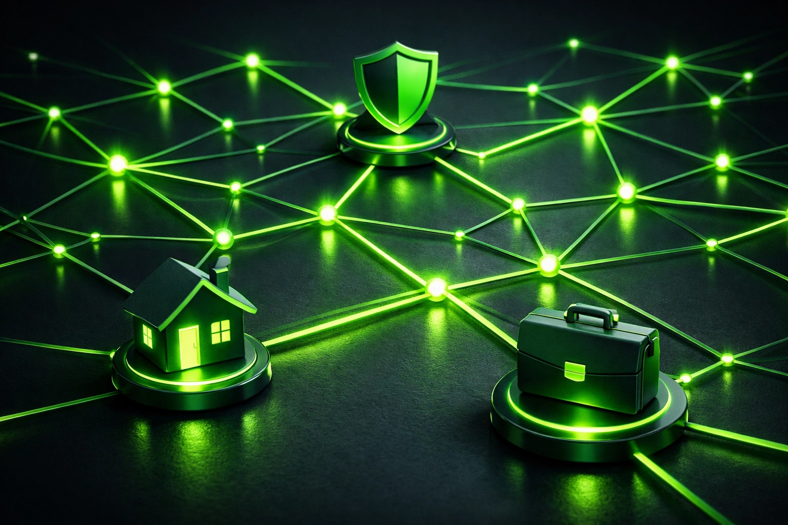 Digital business network connecting local insurance agencies and service providers on the Amerishop directory.