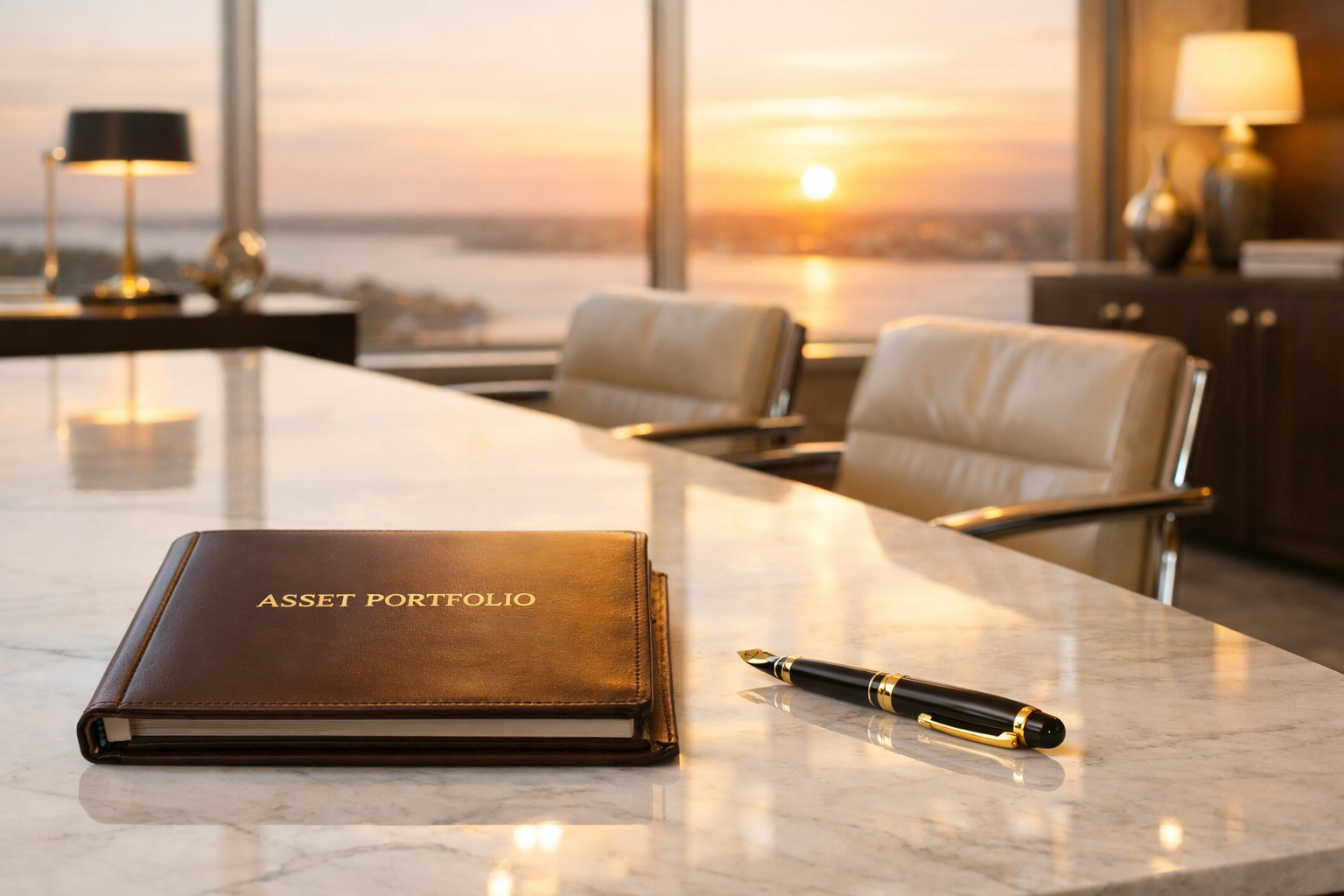 Private wealth advisory office in West Hartford featuring an asset management portfolio for high-net-worth clients.