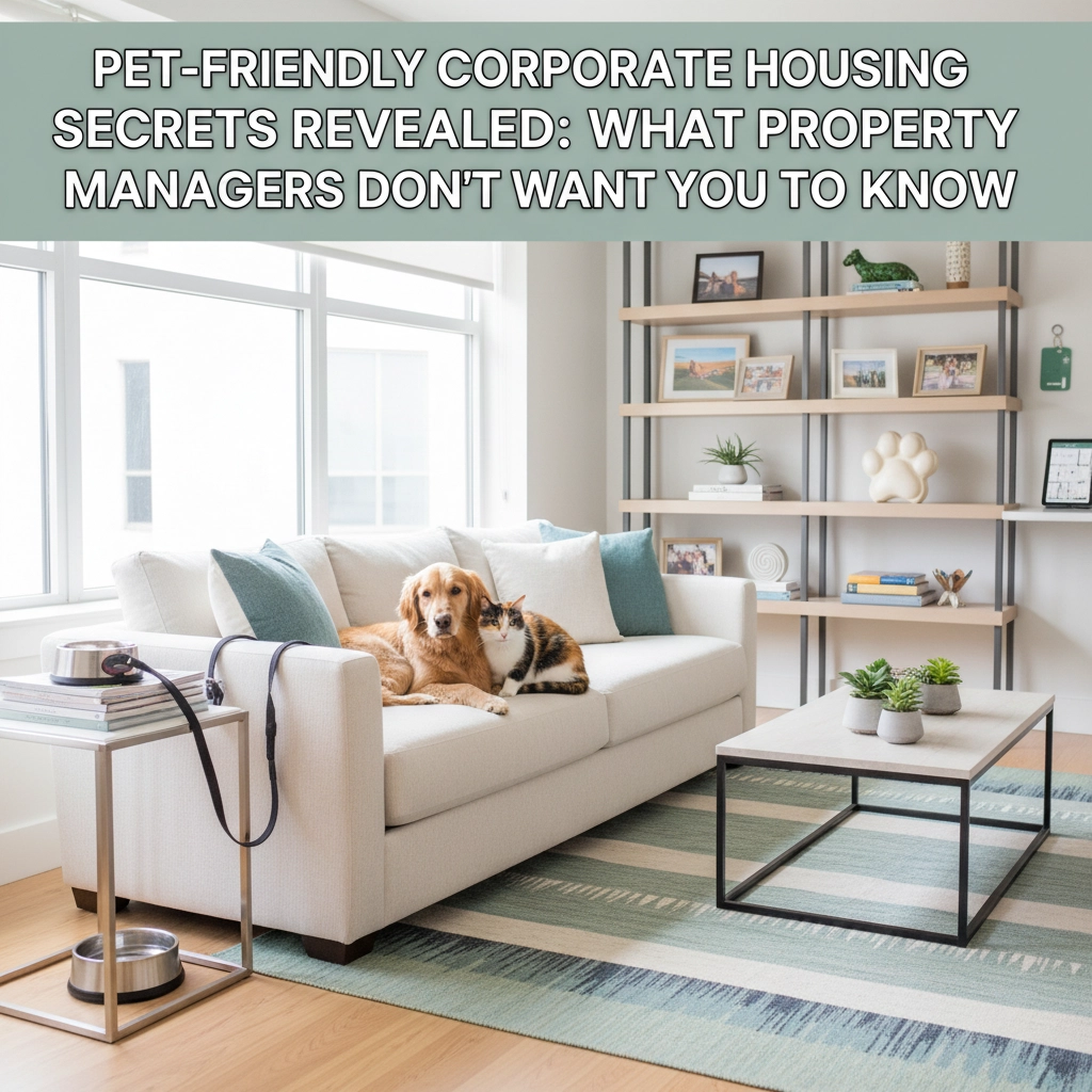 Pet-Friendly Corporate Housing Secrets Revealed: What Property Managers Don't Want You to Know
