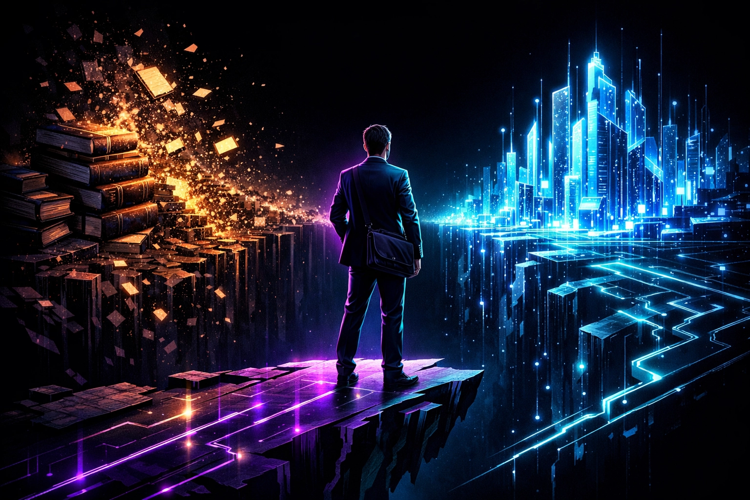 A professional bridging the campus-to-career gap from traditional degrees to a digital future.