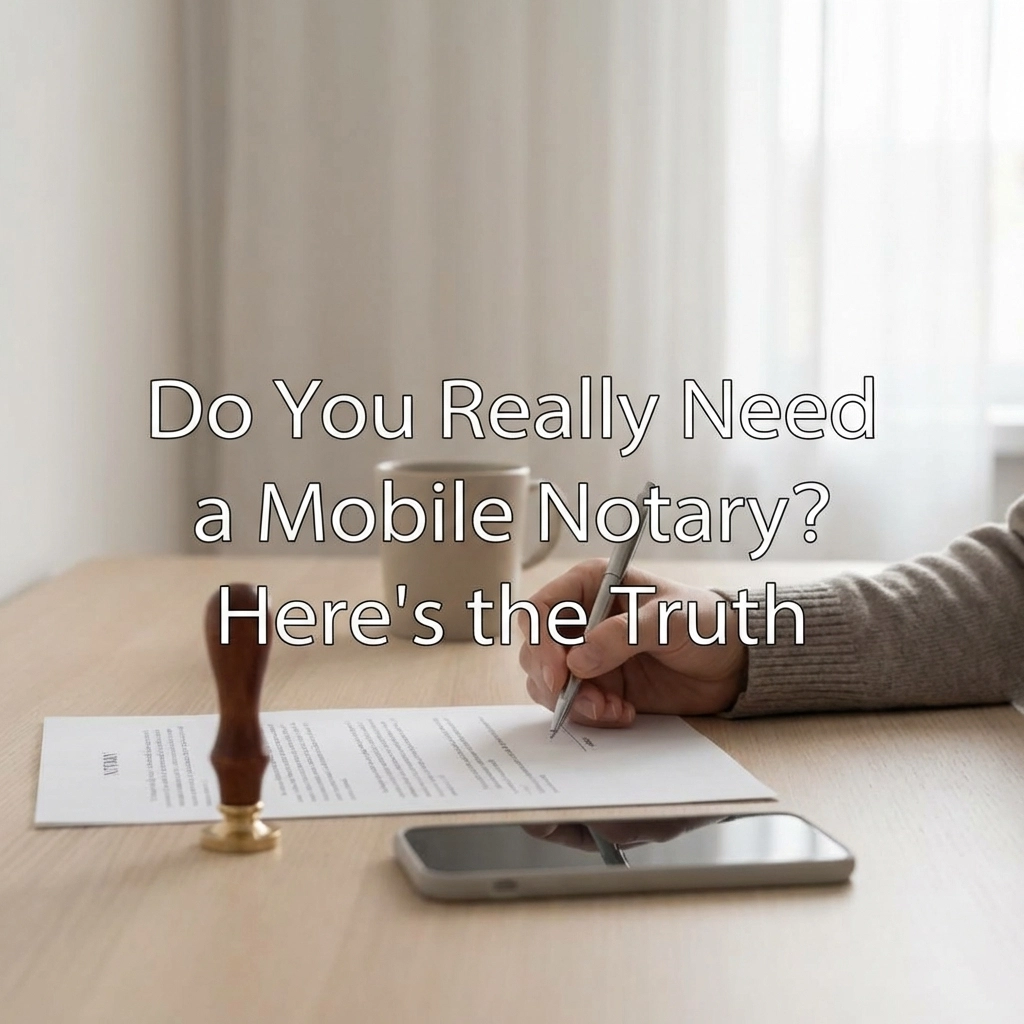 [HERO] Do You Really Need a Mobile Notary? Here