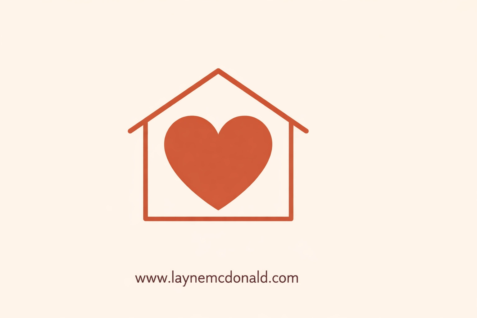 Illustration of a house with a heart inside representing an emotional sanctuary and safe faith home environment.