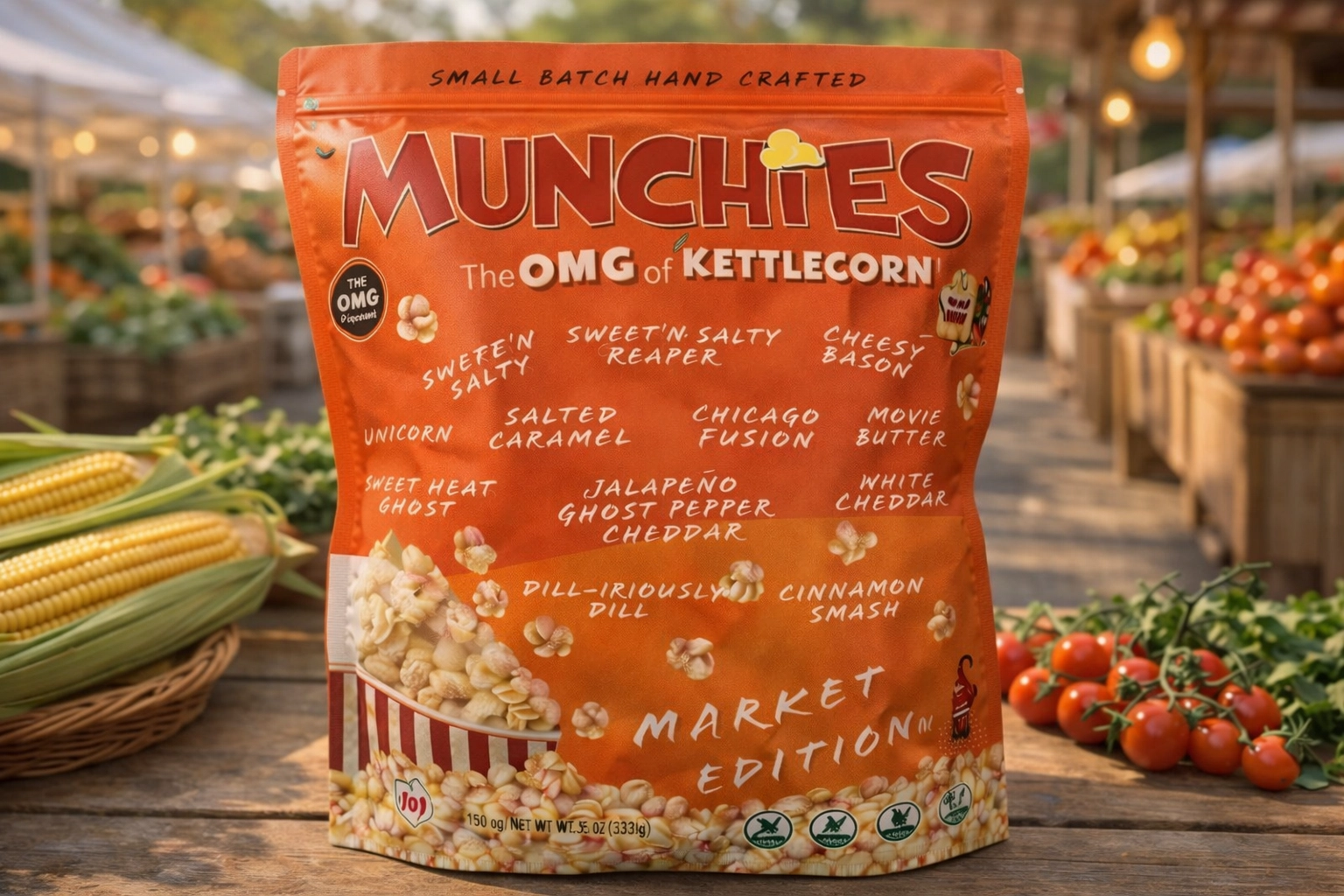 Munchies Gourmet Kettlecorn Market Edition