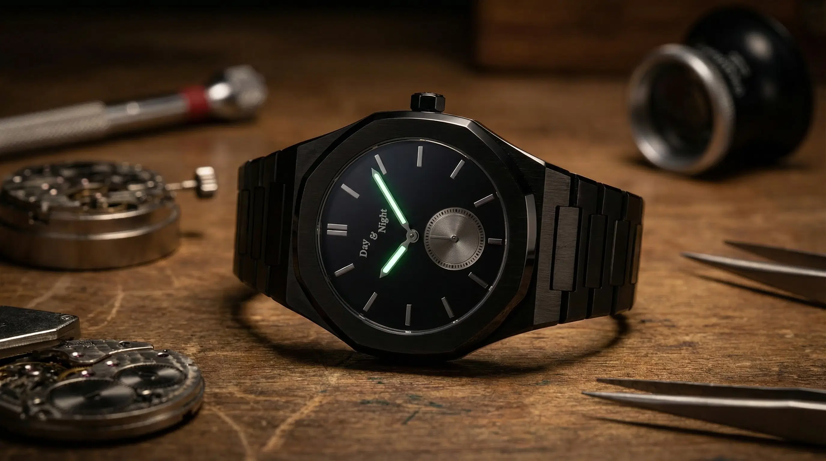 The Sango 878 Gunmetal Eclipse—gunmetal stainless steel and sapphire crystal clarity with a bold, modern presence built to take hits and keep moving.